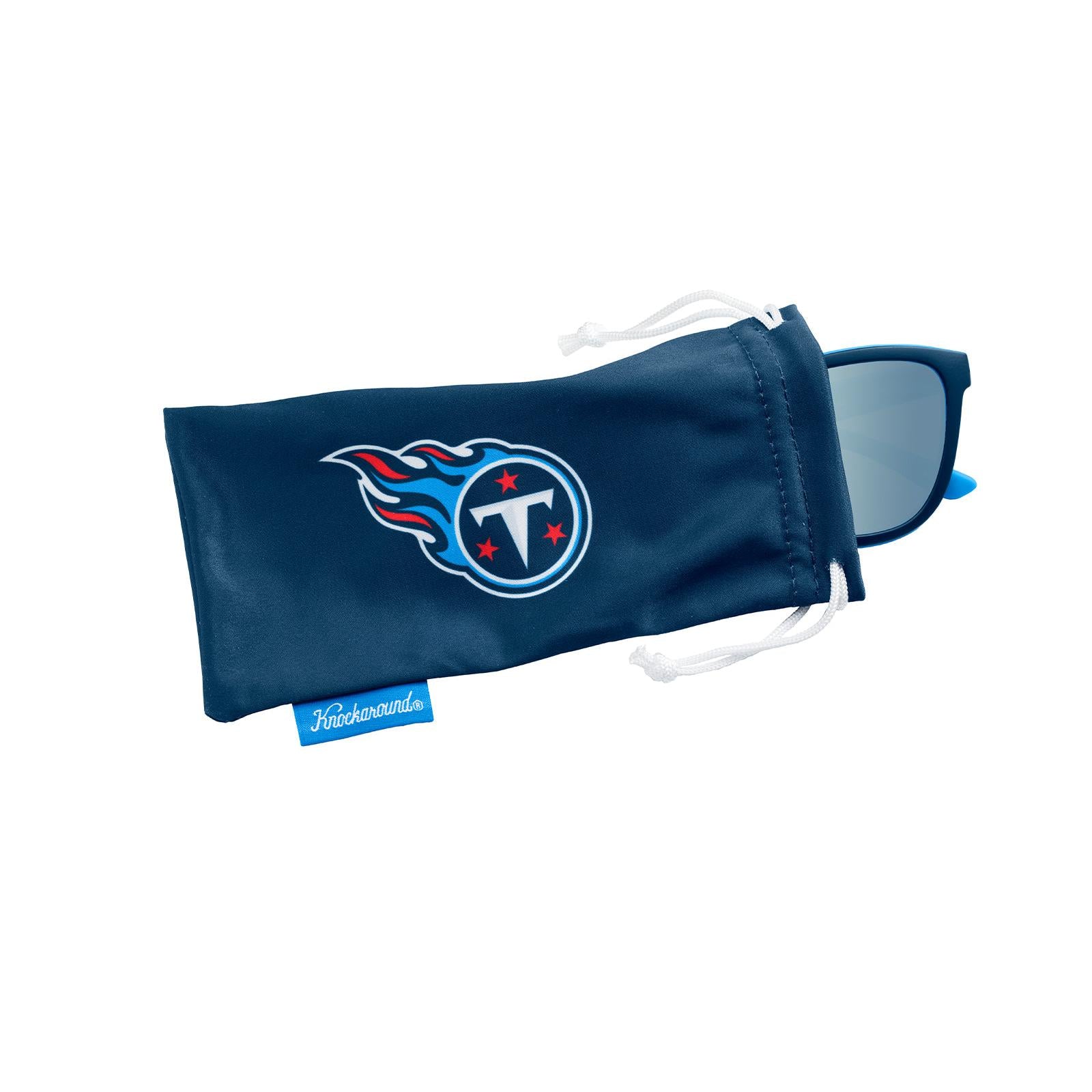 Knockaround and Tennessee Titans Premiums Sport Sunglasses, Pouch
