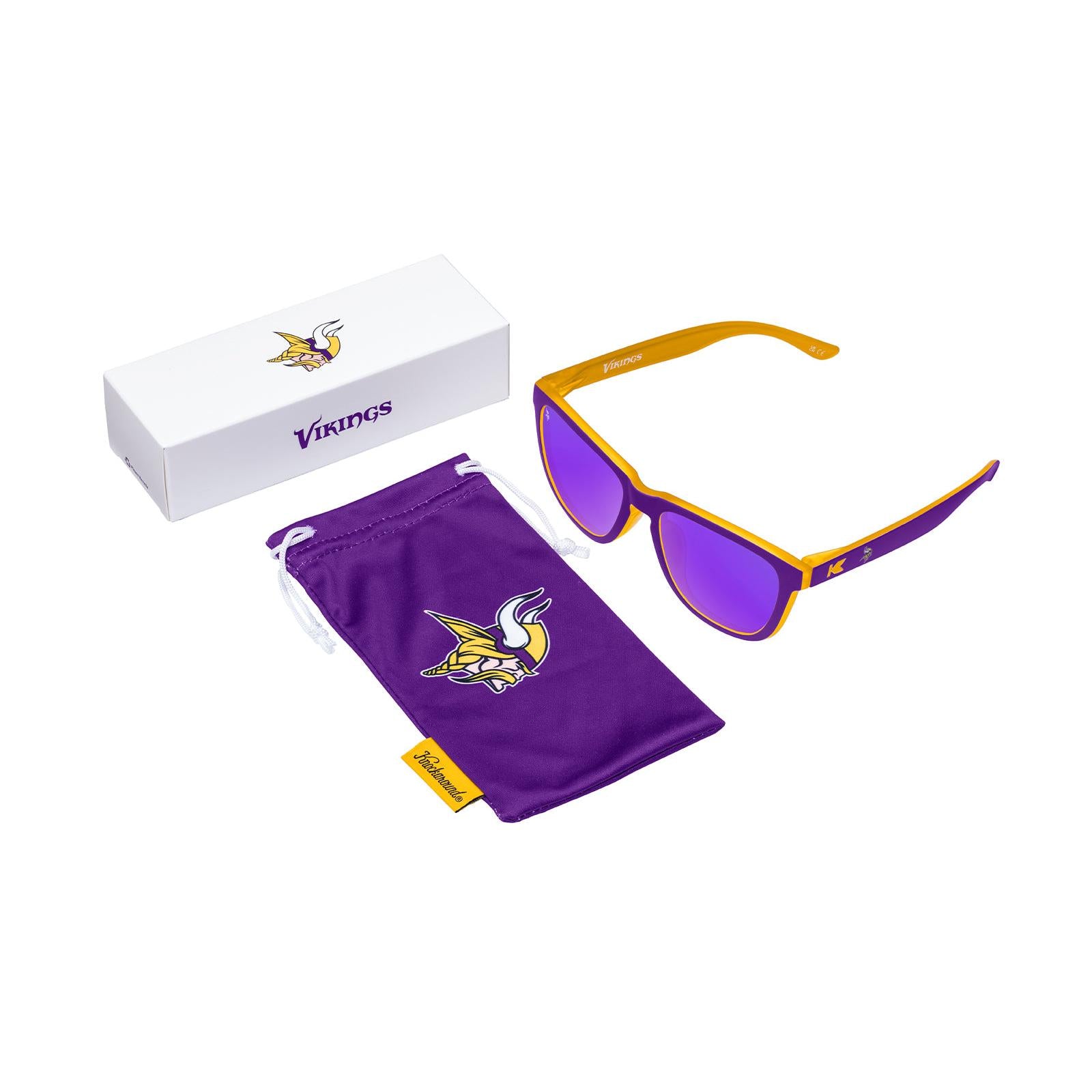 Knockaround and Minnesota Vikings Premiums Sport Sunglasses,  Set