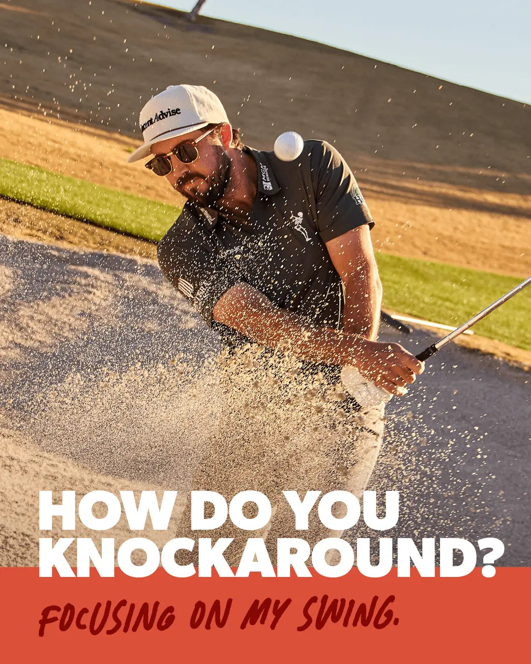 I Knockaround focusing on my swing