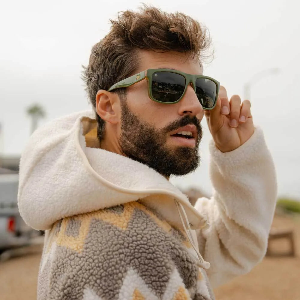 Men wearing Coyote Calls Torrey Pines Sunglasses