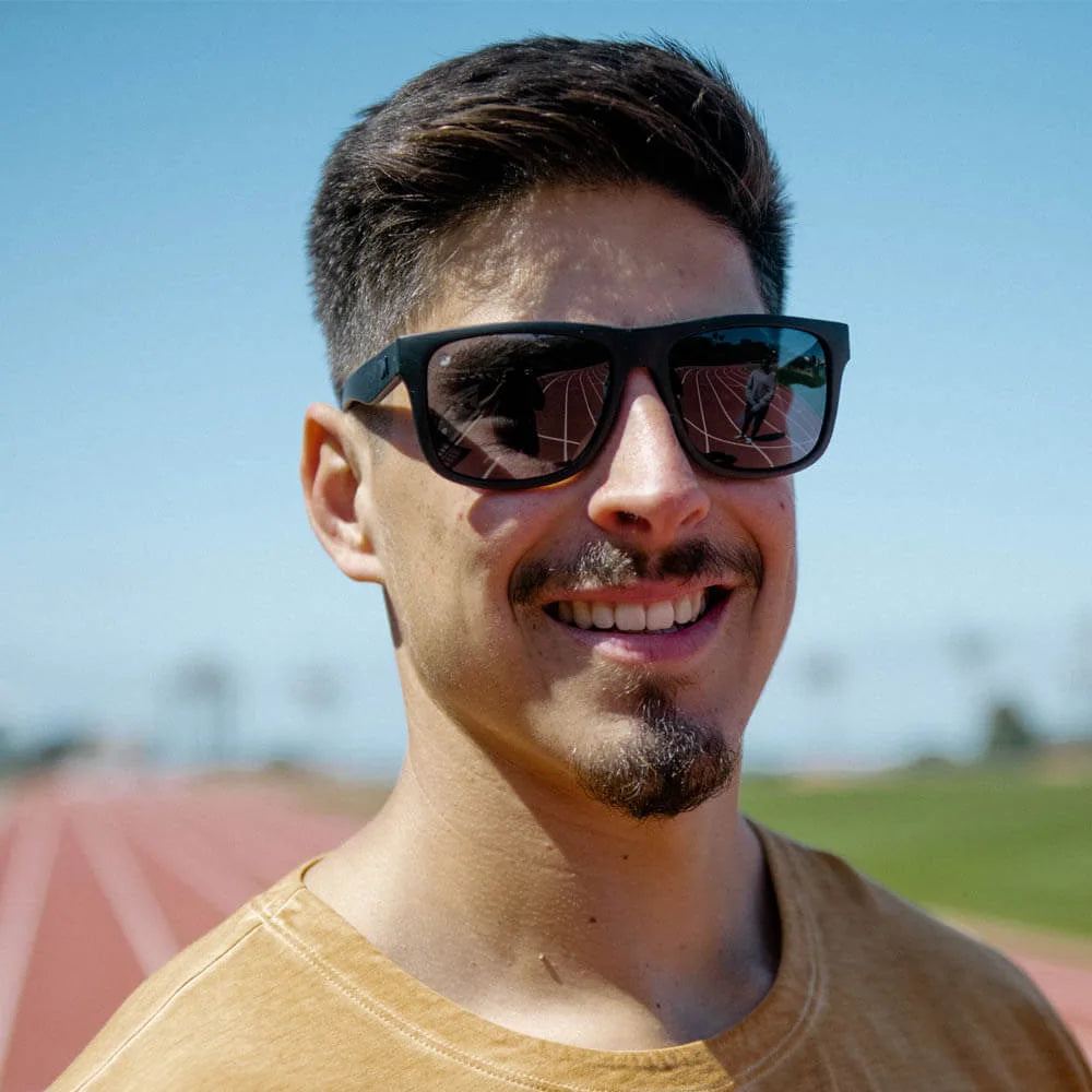 Men wearing Black on Black Torrey Pines Sport Sunglasses