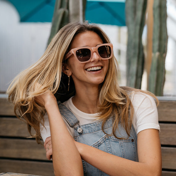 Women wearing Vintage Rose Songbirds Sunglasses