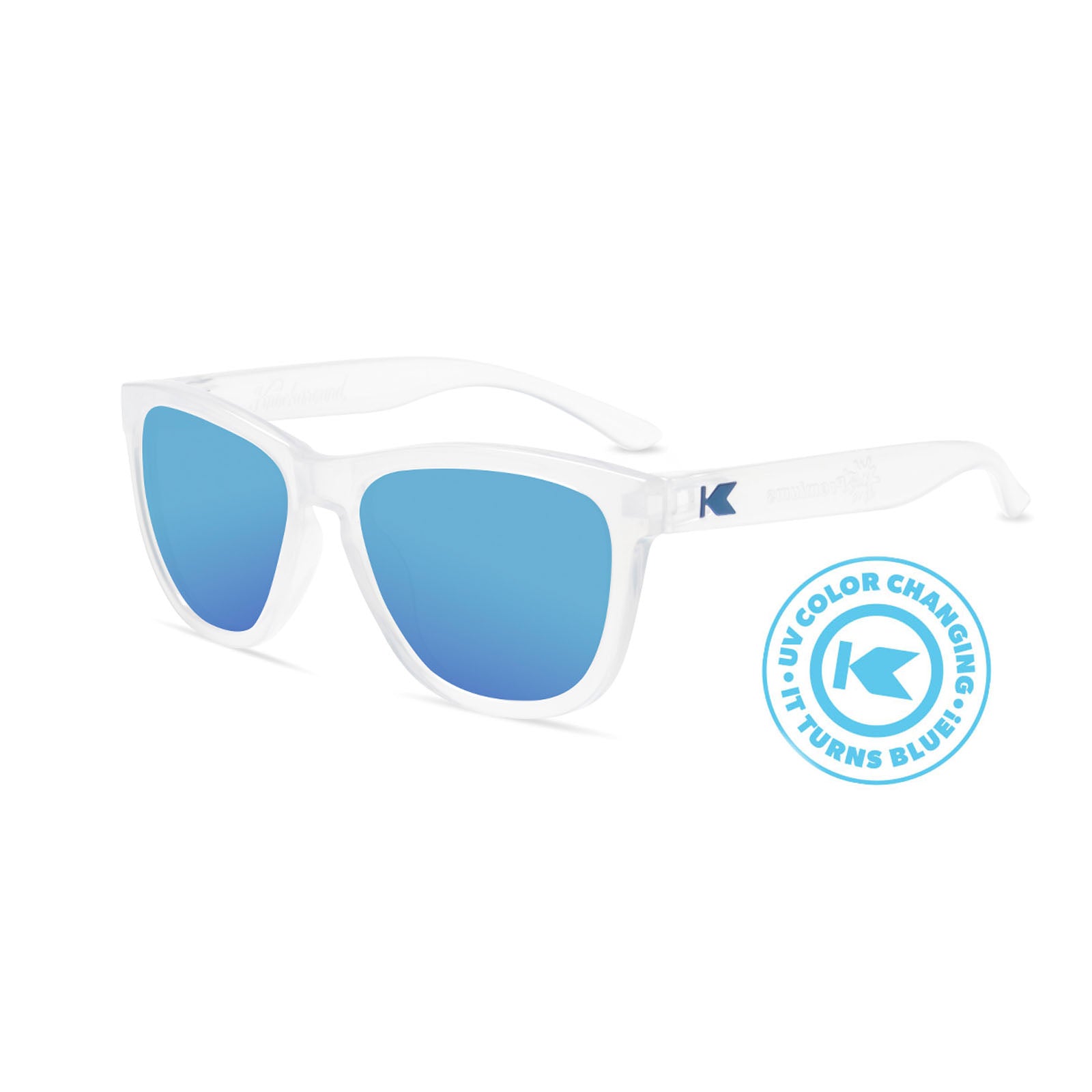 Polarized Fun Light Blue Kids Sunglasses with Blue Lenses  display picture 1