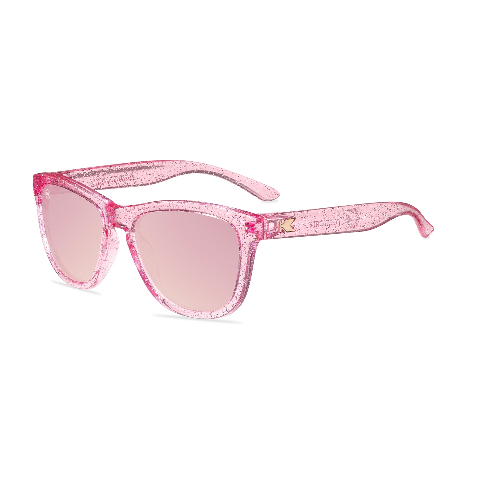 Polarized Fun Pink Sparkle Kids Sunglasses with Pink Lenses  display picture 2