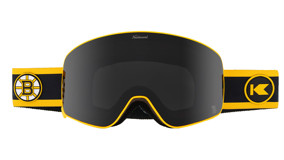 Knockaround Boston Bruins Snow Goggles, Front
