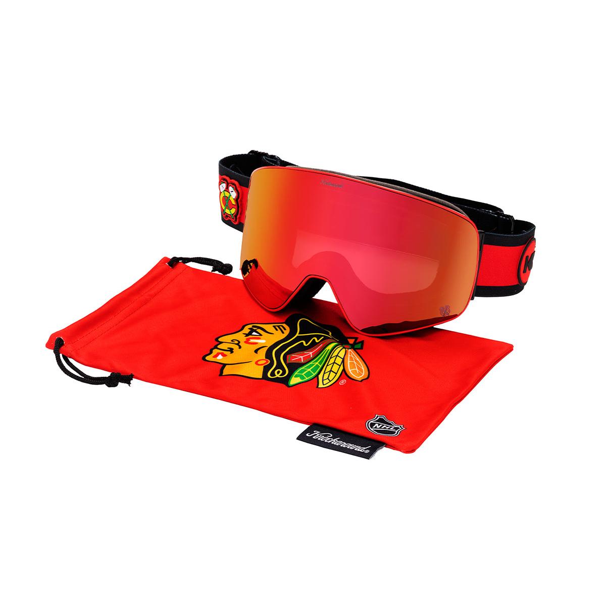 Knockaround Chicago Blackhawks Snow Goggles, Set
