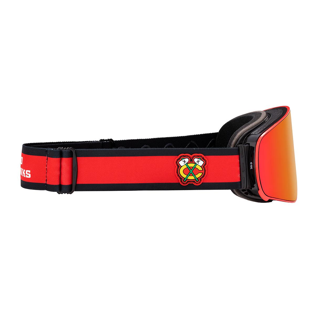 Knockaround Chicago Blackhawks Snow Goggles, Side