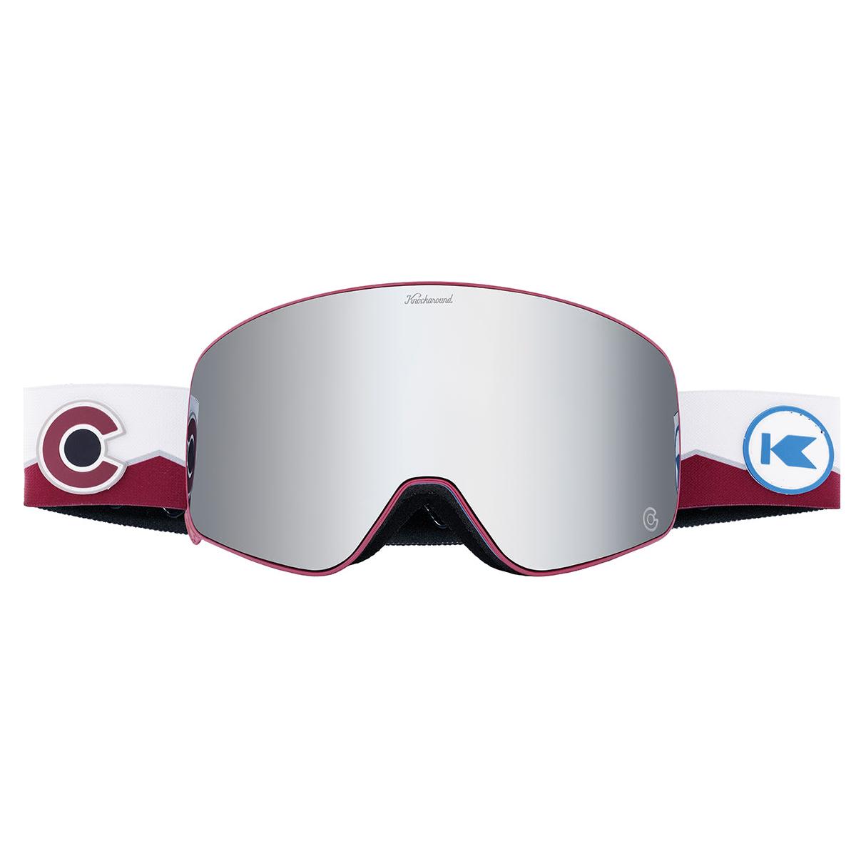 Knockaround Colorado Avalanche Snow Goggles, Front