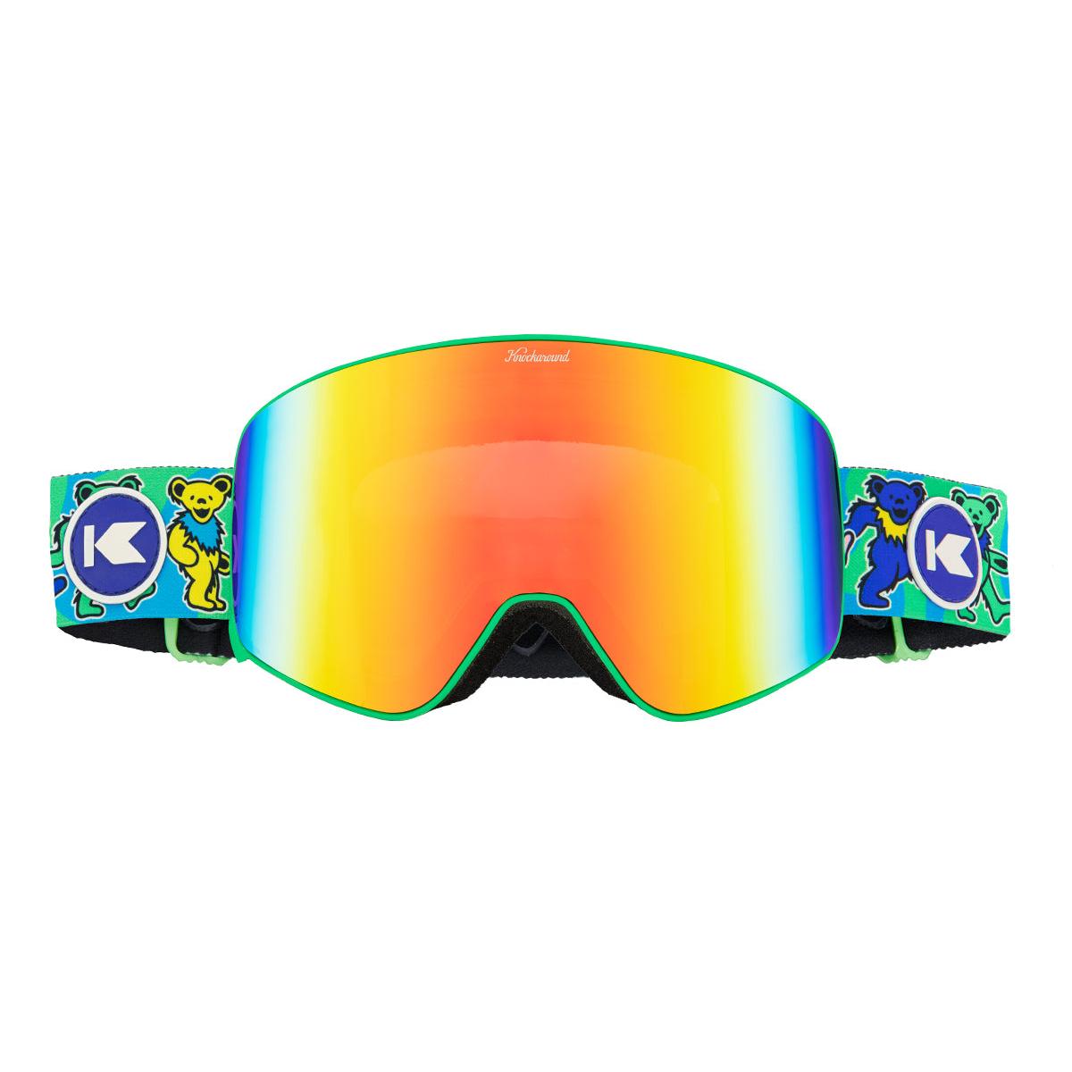 Knockaround Grateful Dead Dancing Bears Snow Goggles, Front