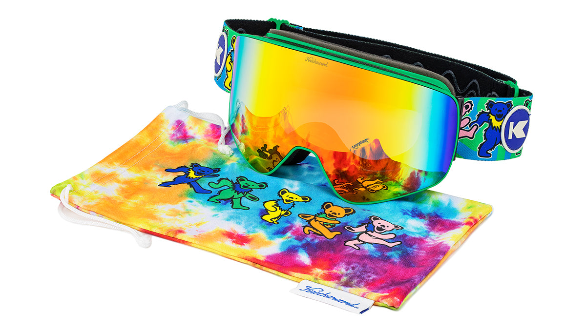 Knockaround Grateful Dead Dancing Bears Snow Goggles, Set
