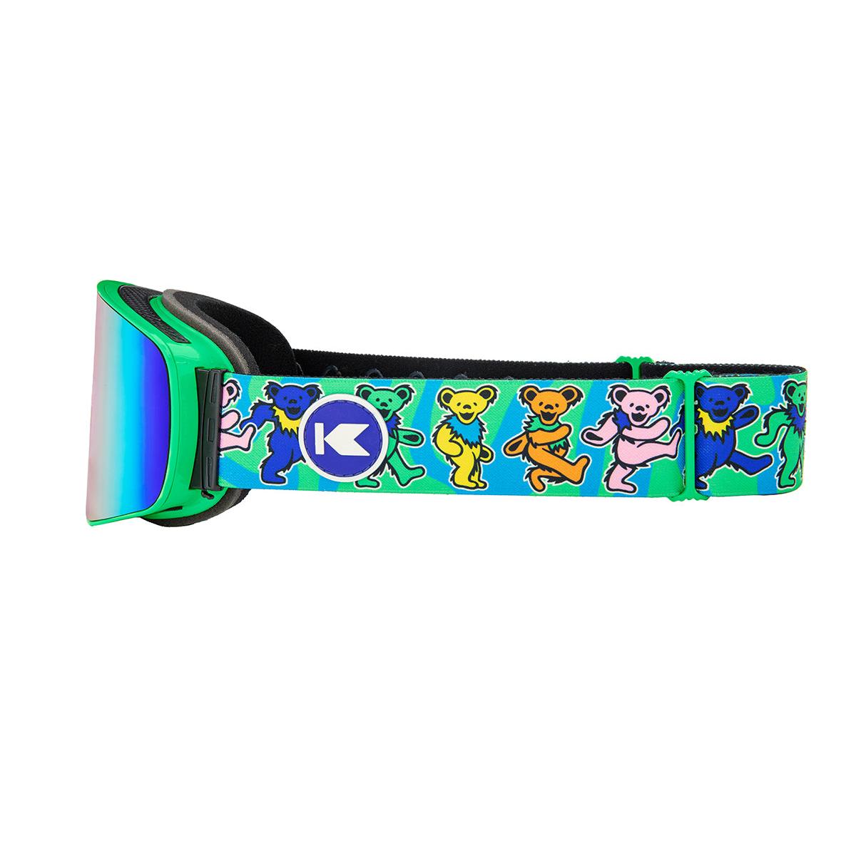 Knockaround Grateful Dead Dancing Bears Snow Goggles, Side