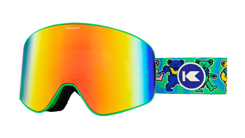 Knockaround Grateful Dead Dancing Bears Snow Goggles, Flyover