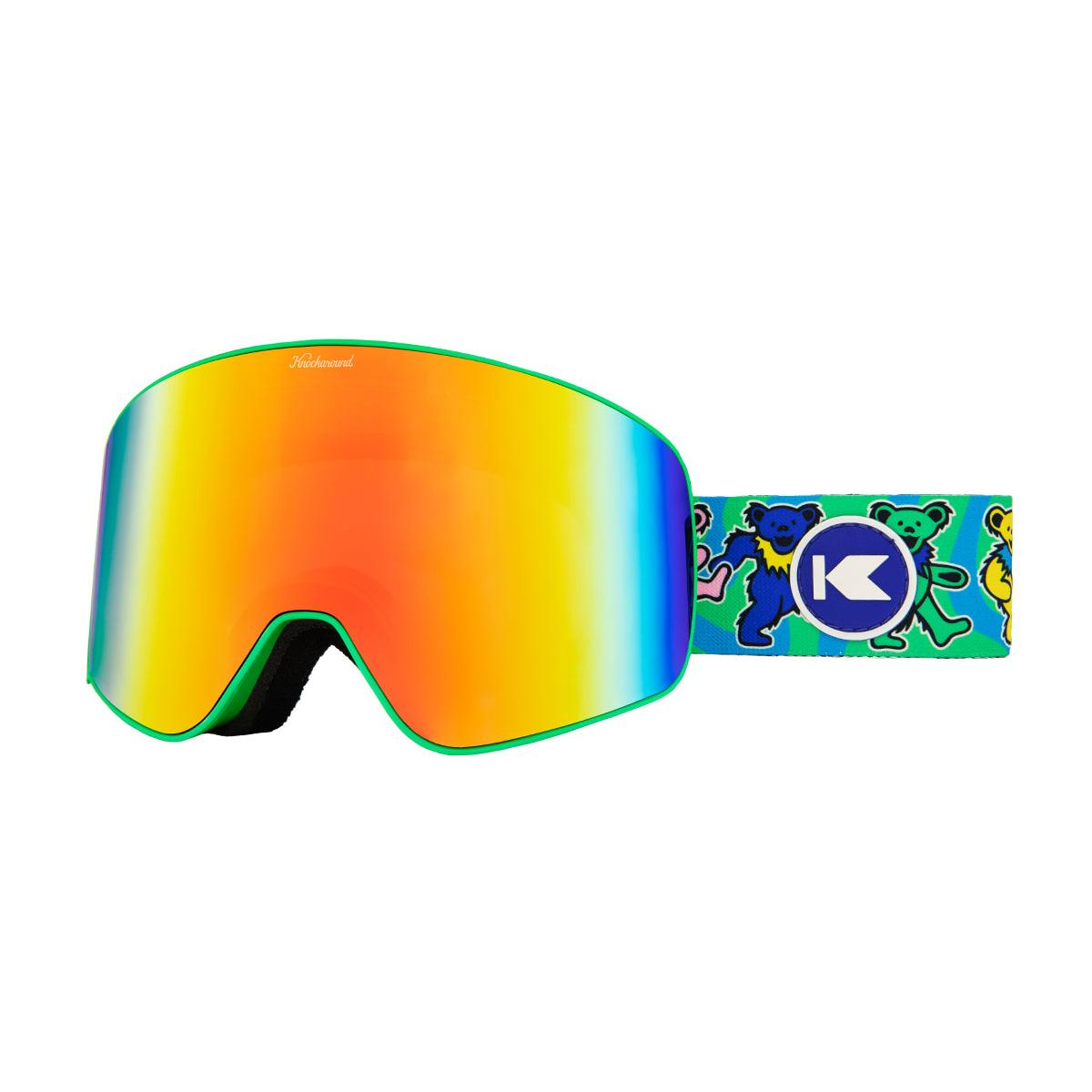 Knockaround Grateful Dead Dancing Bears Snow Goggles, Flyover