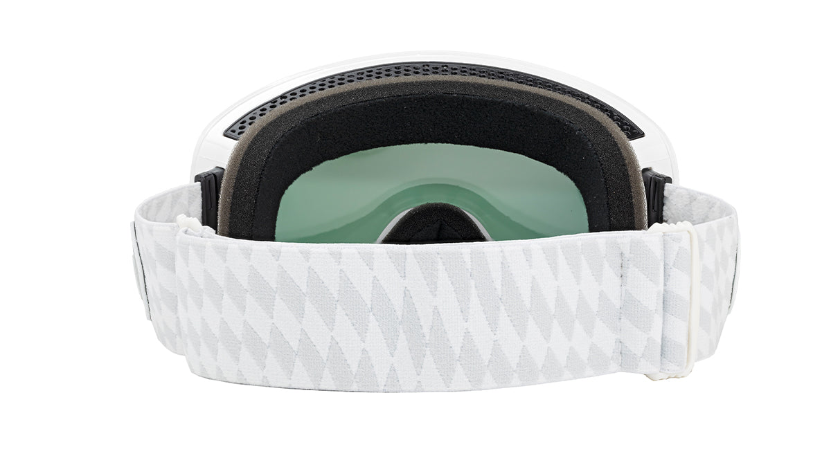 Knockaround Snow Goggles With Lilac Lens and White Strap, Back