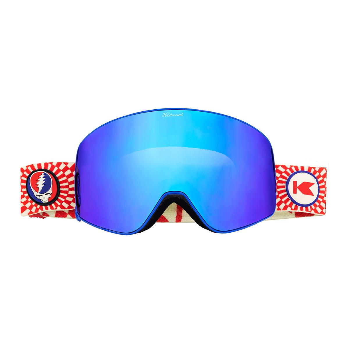 Knockaround Grateful Dead Steal Your Face Snow Goggles, Front