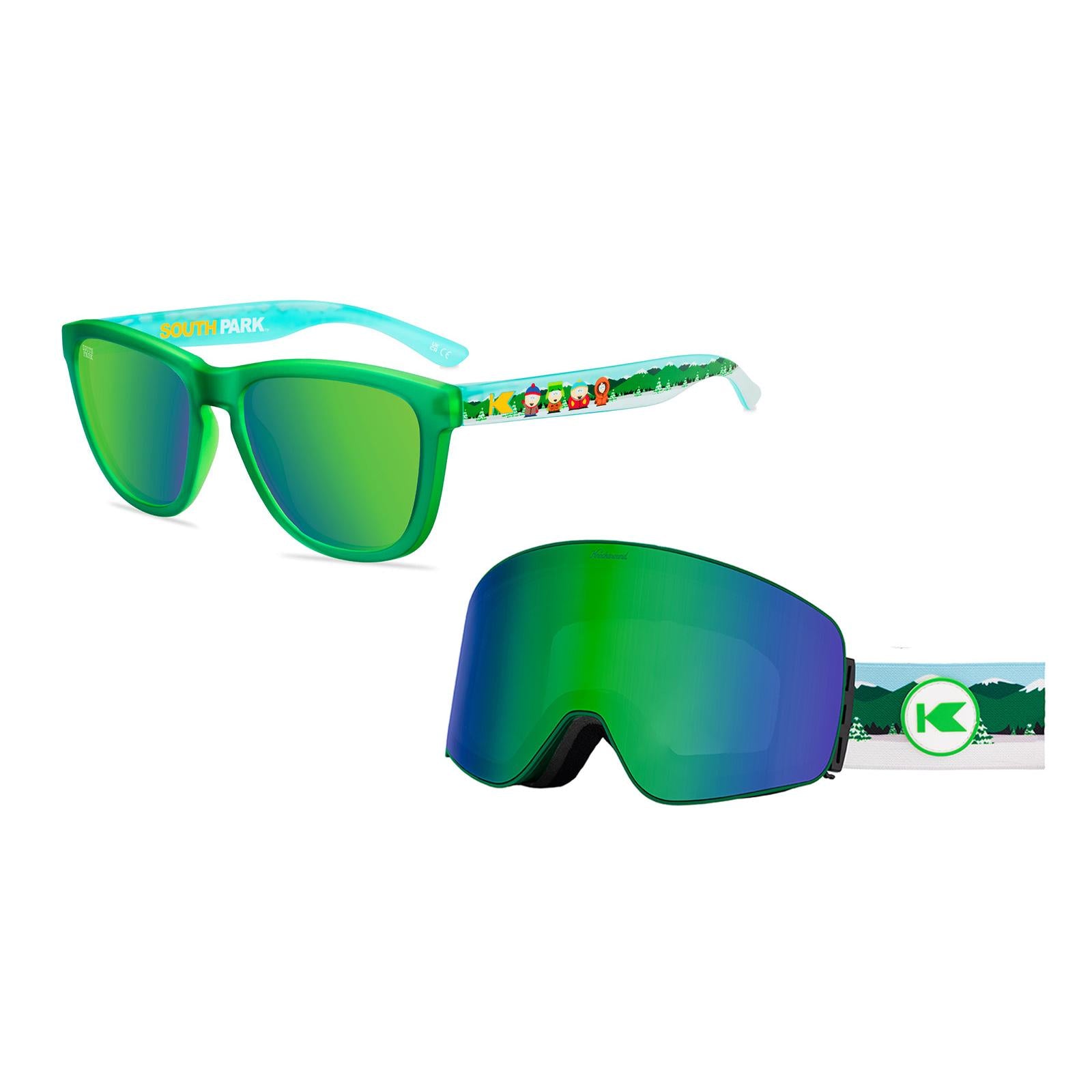 South Park Premiums Sunglasses and Slingshots Snow Goggles Bundle, Flyover