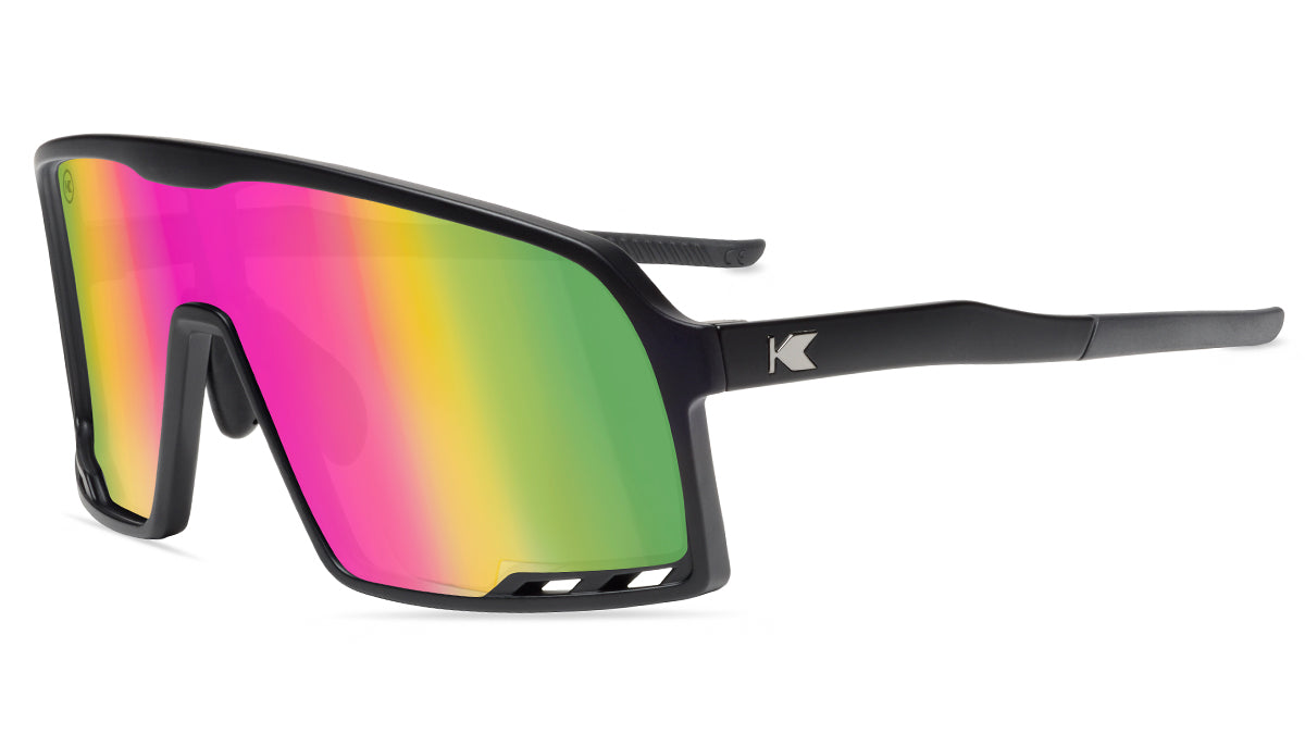 Knockaround Sunglasses Rainbow On Black Campeones