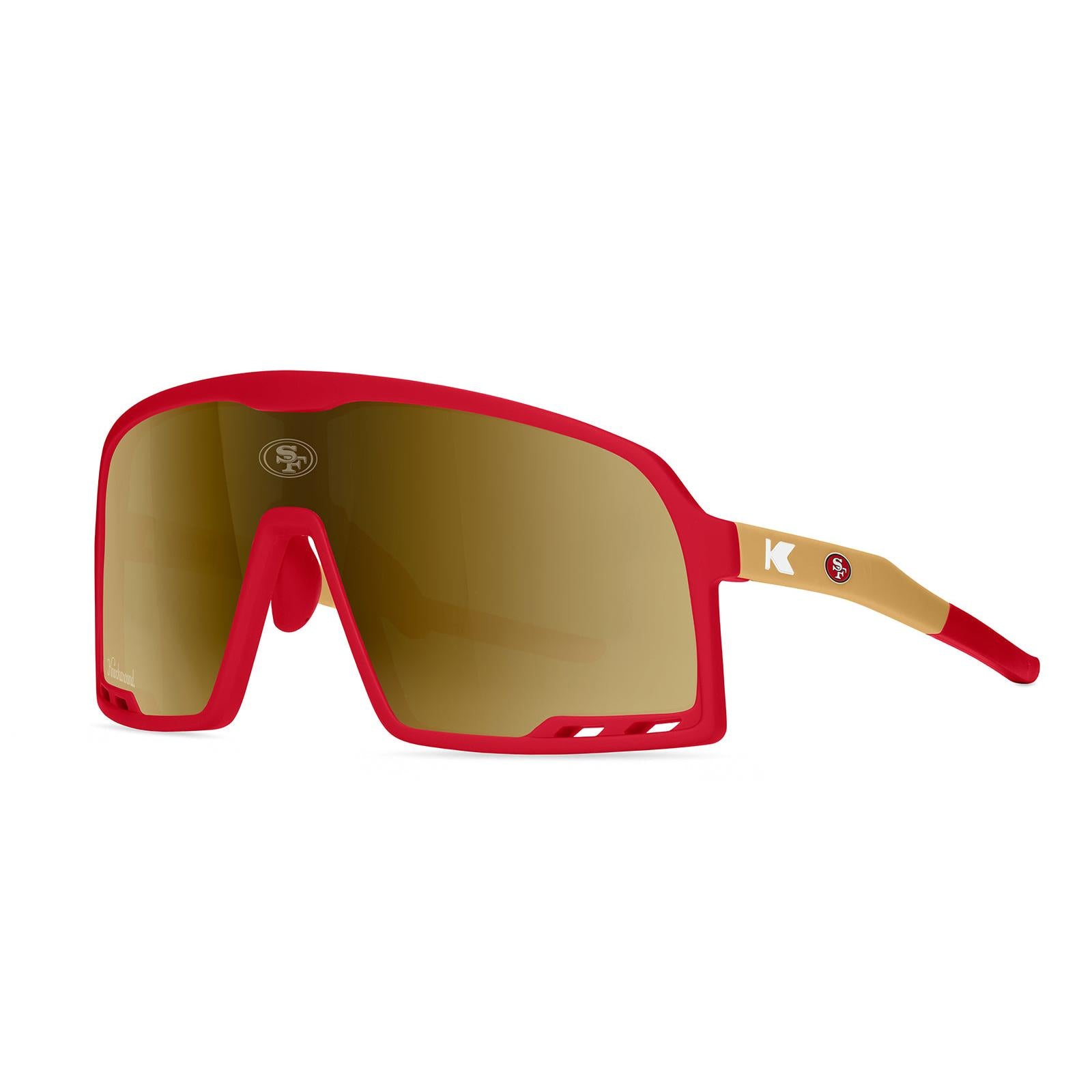 San Francisco 49ers Campeones Sunglassses, Threequarter