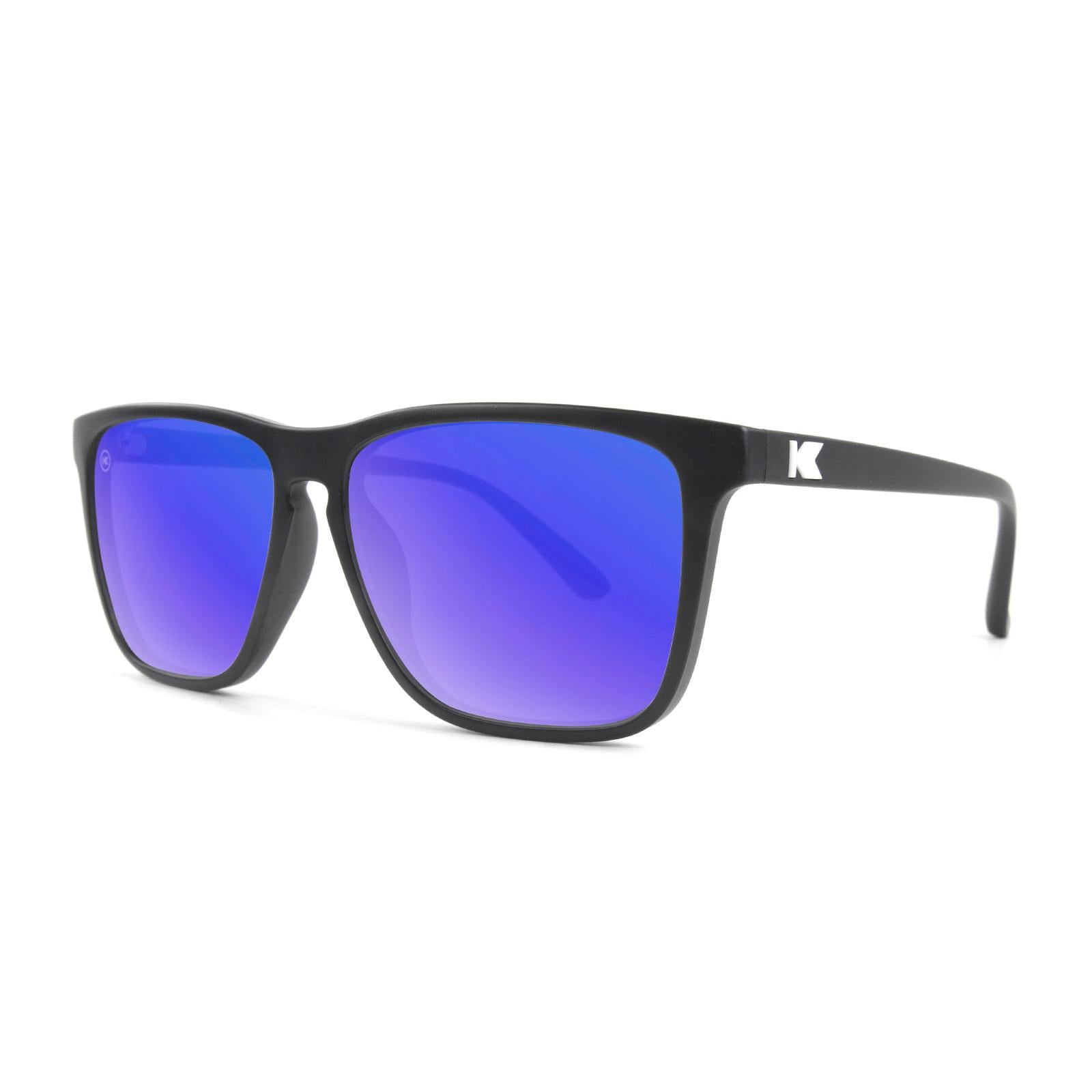 Matte Black / Moonshine Fast Lanes Sunglasses, Threequarter