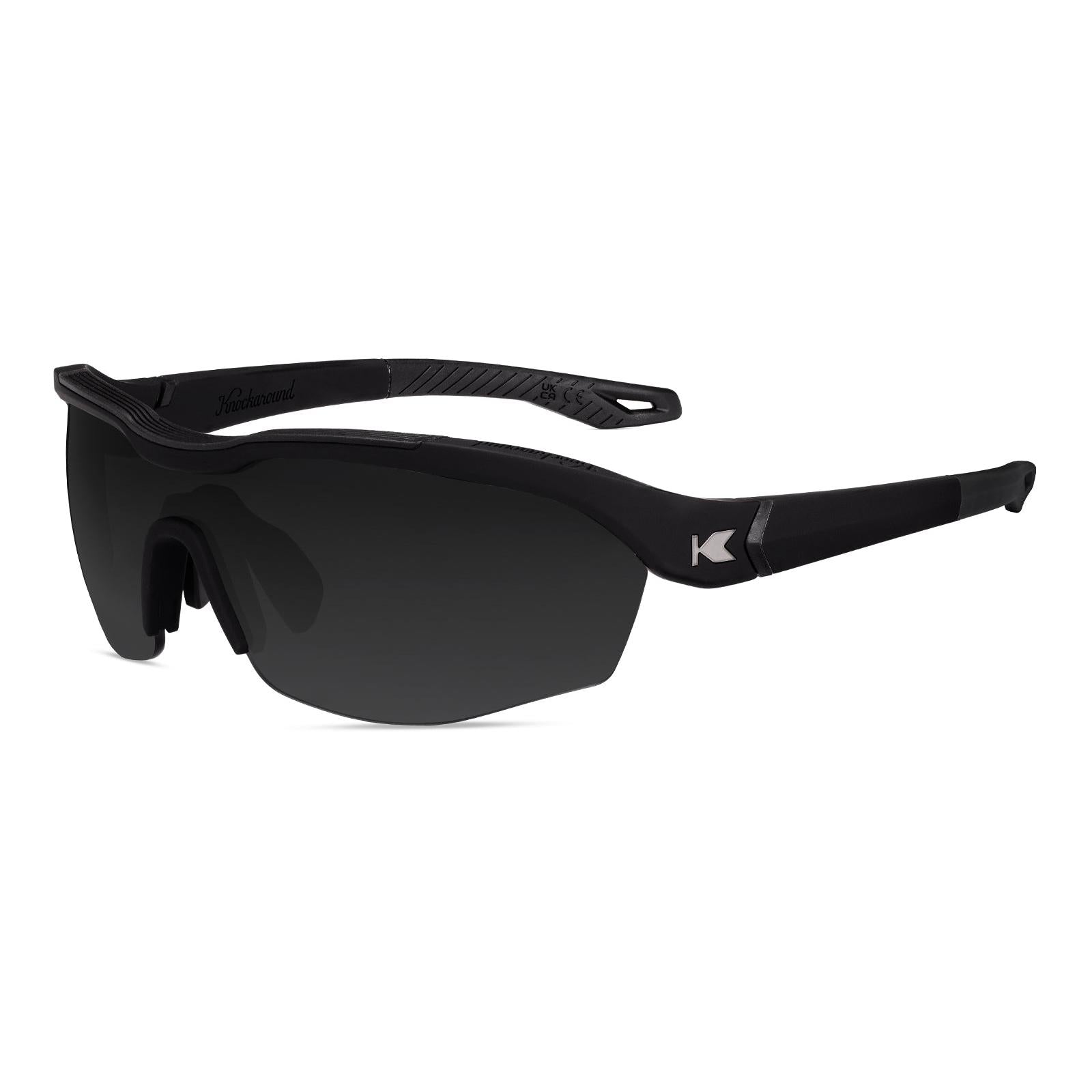 Black on Black Kinetics Sunglasses, Flyover