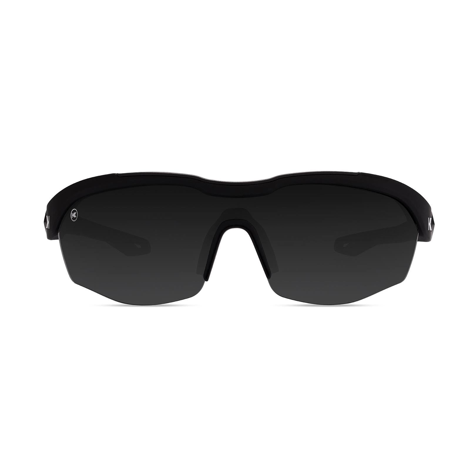 Black on Black Kinetics Sunglasses, Front