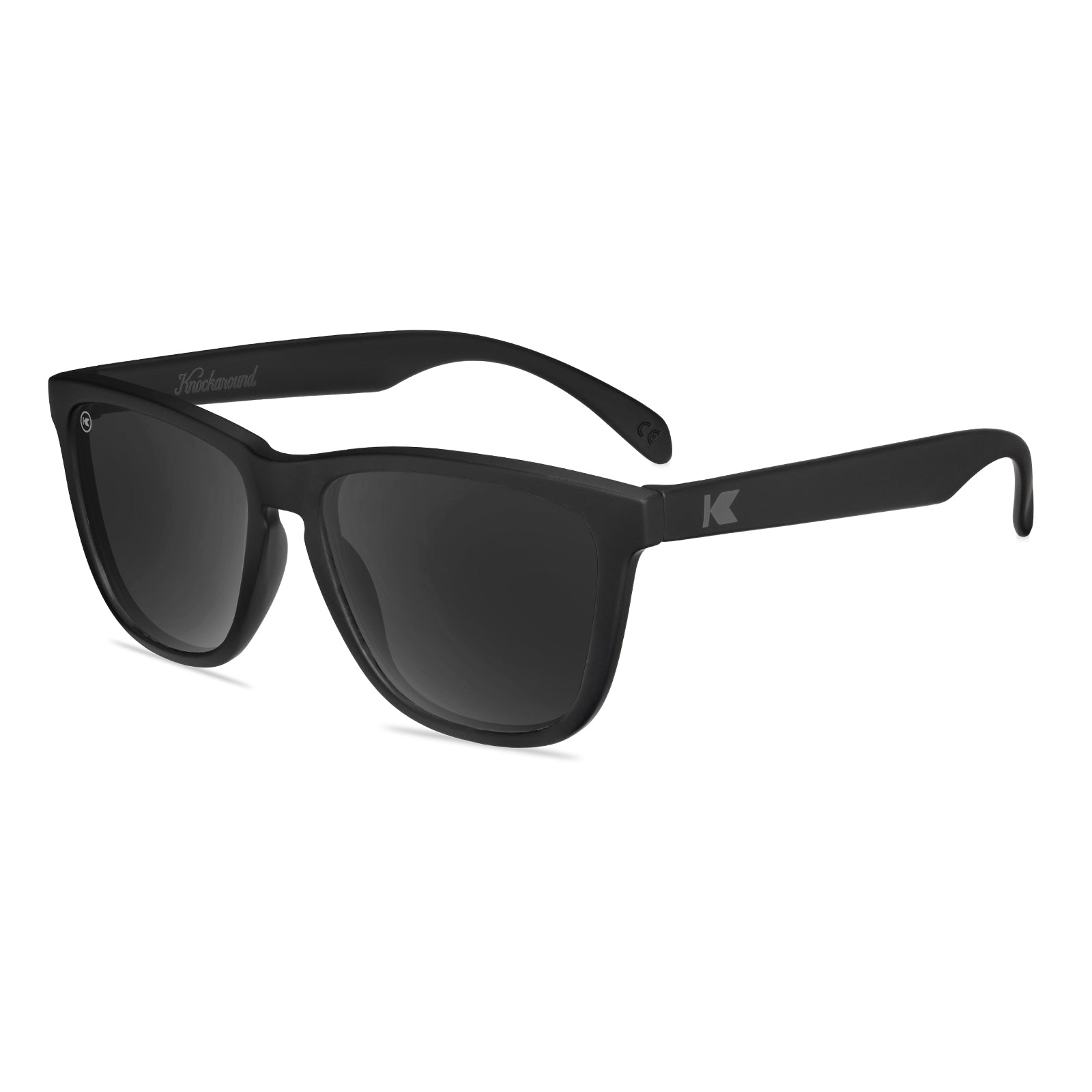 Affordable Durable Matte Black Polarized Sunglasses with 