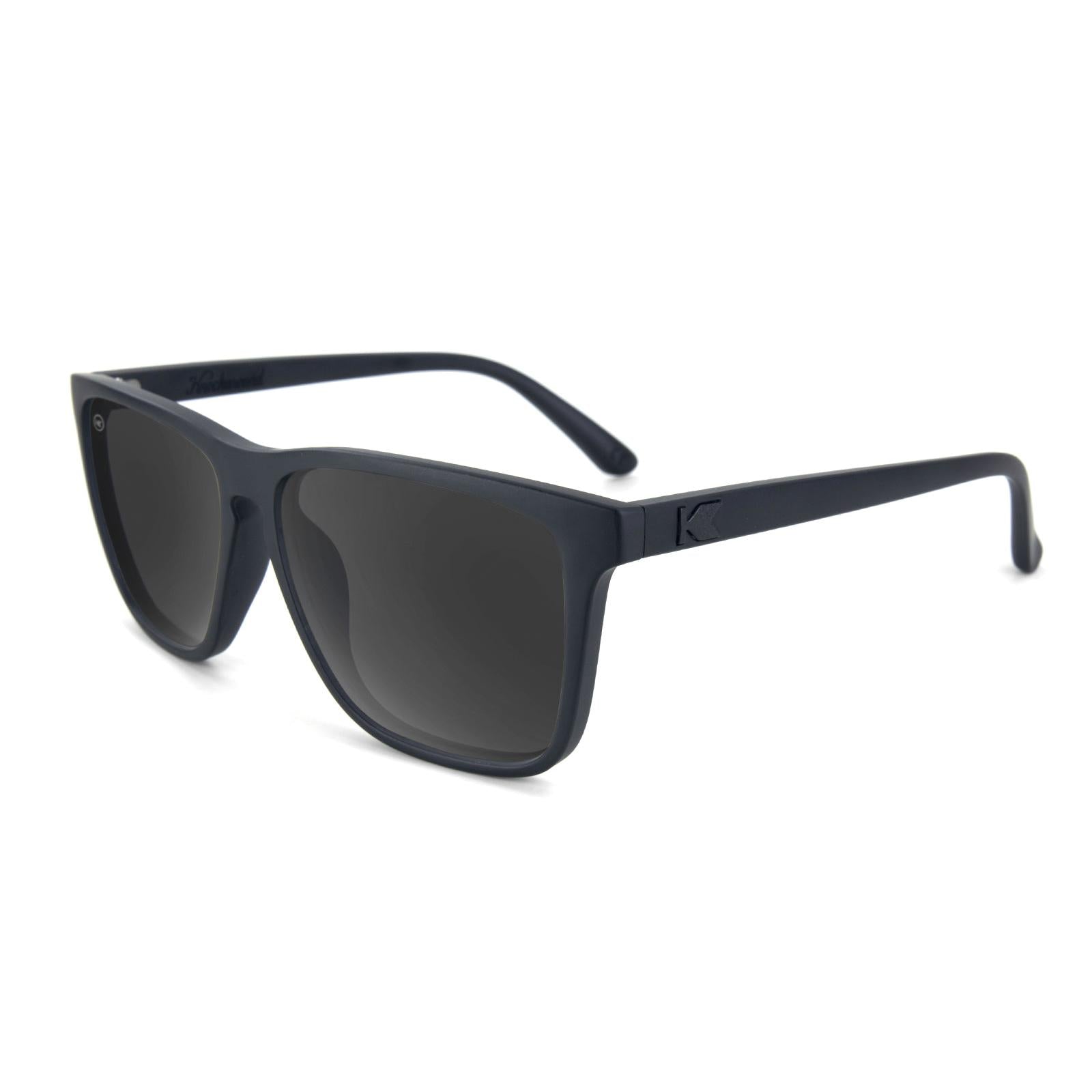 Black on Black Fast Lanes Sunglasses | Knockaround.com