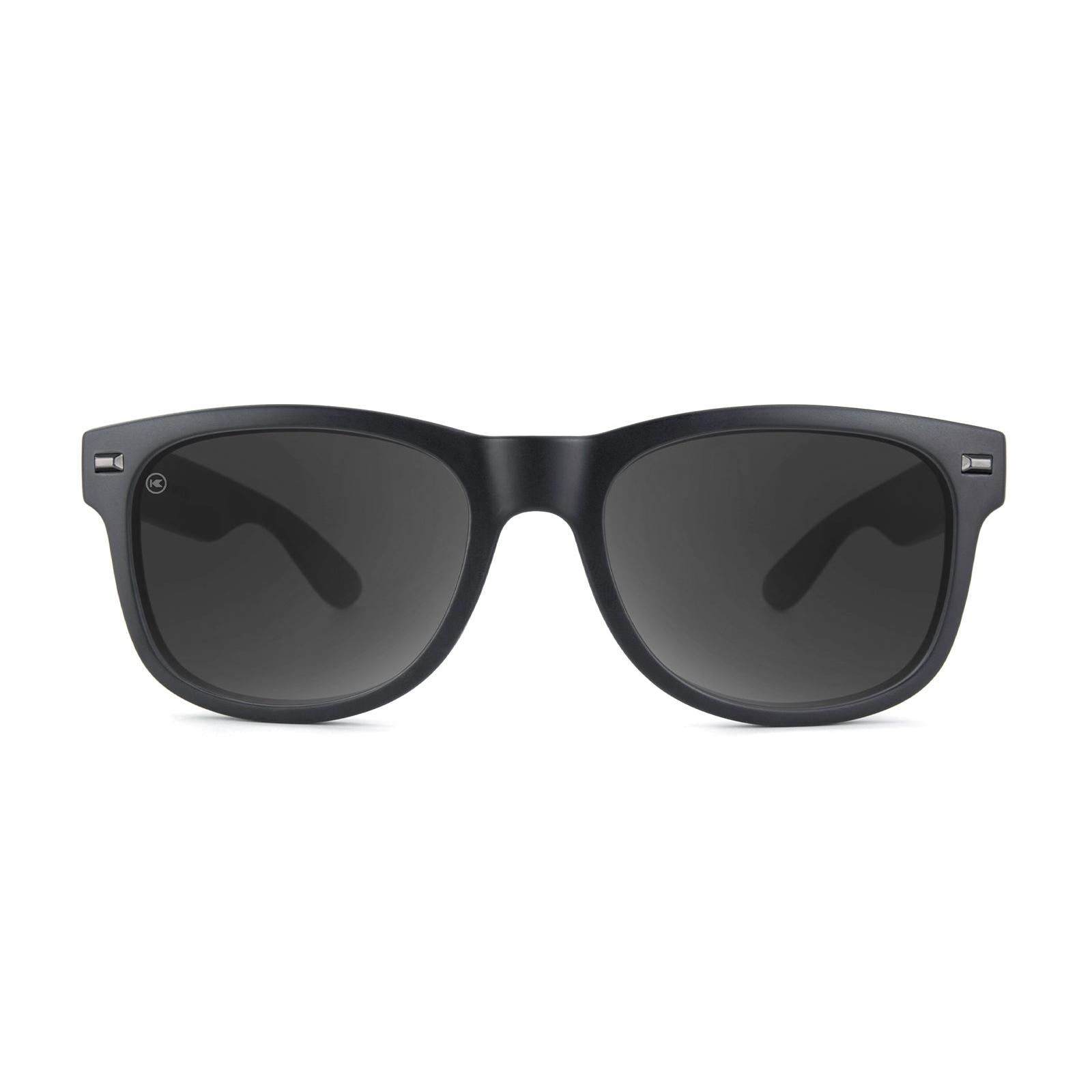 Black on Black Fort Knocks Sunglasses, Front