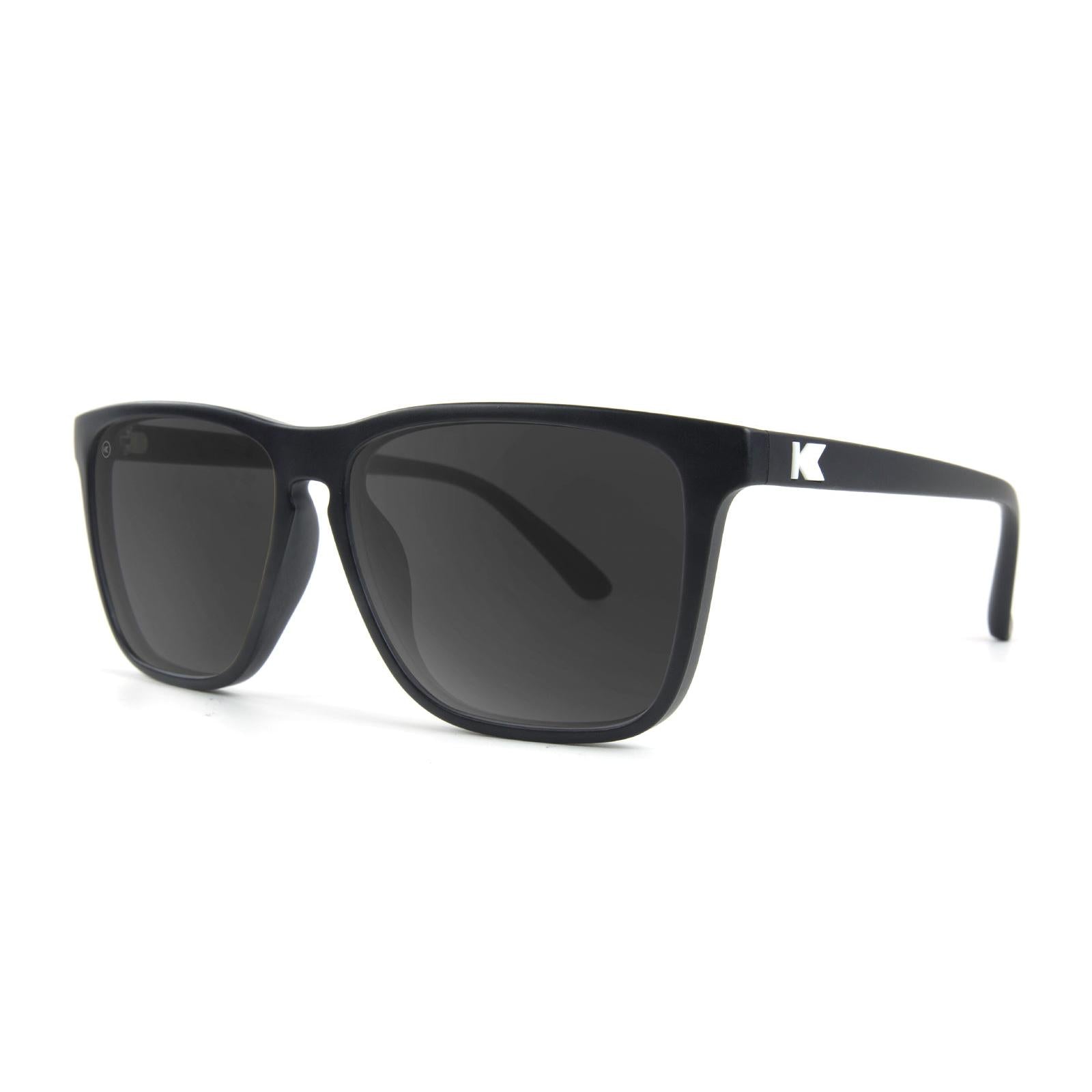 Matte Black / Smoke Fast Lanes Sunglasses, Threequarter