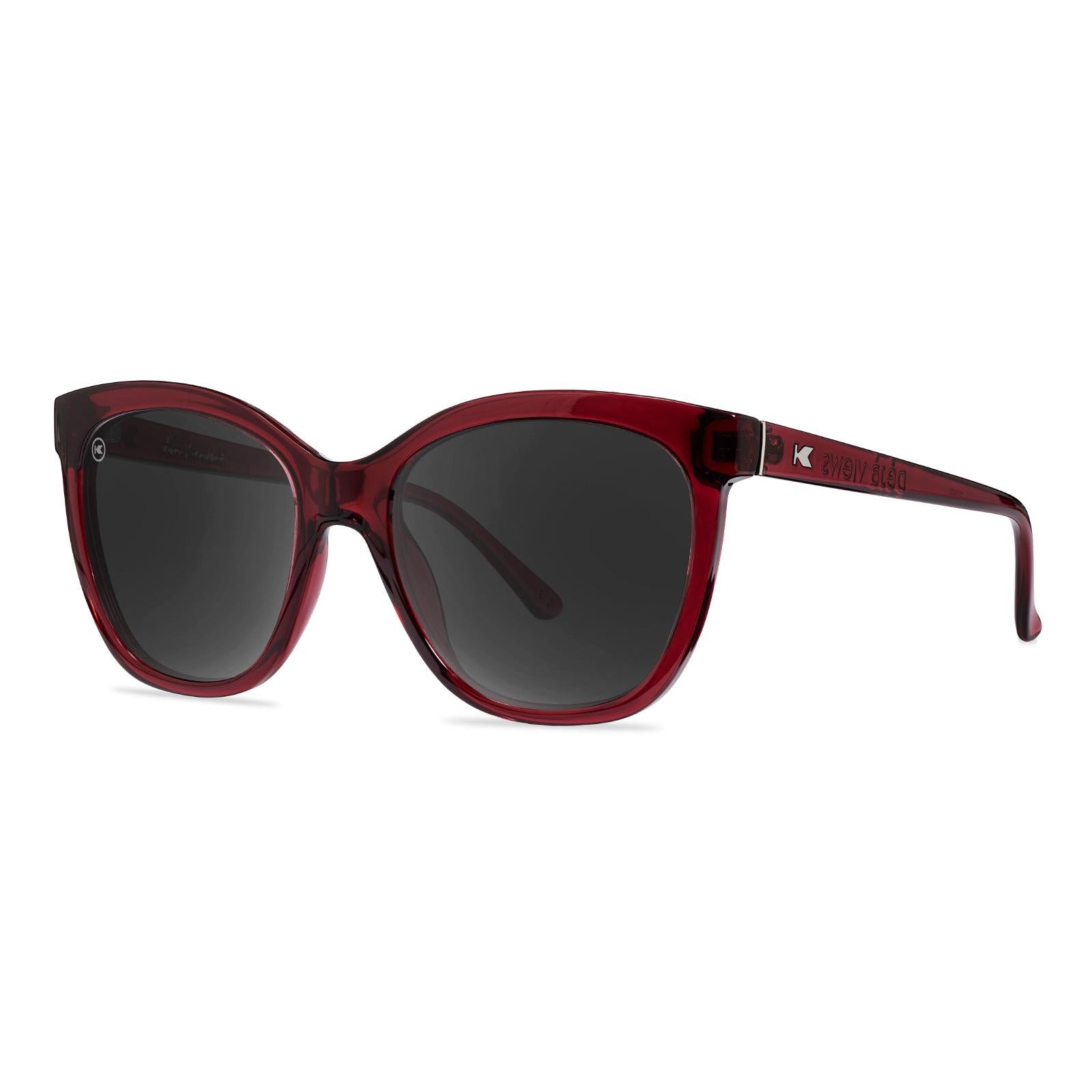 Black Cherry Deja Views Sunglasses, Threequarter