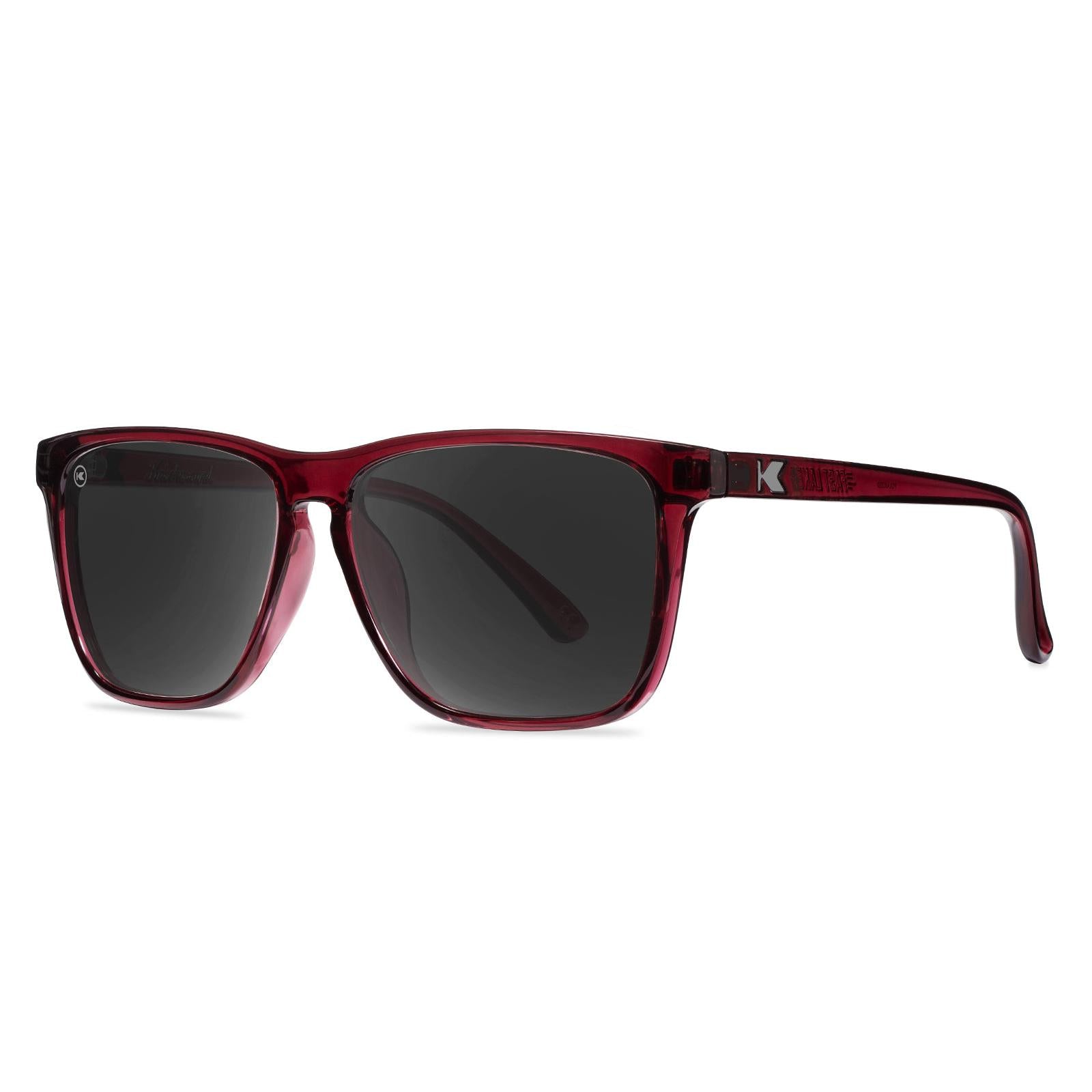Black Cherry Fast Lanes Sunglasses, Threequarter