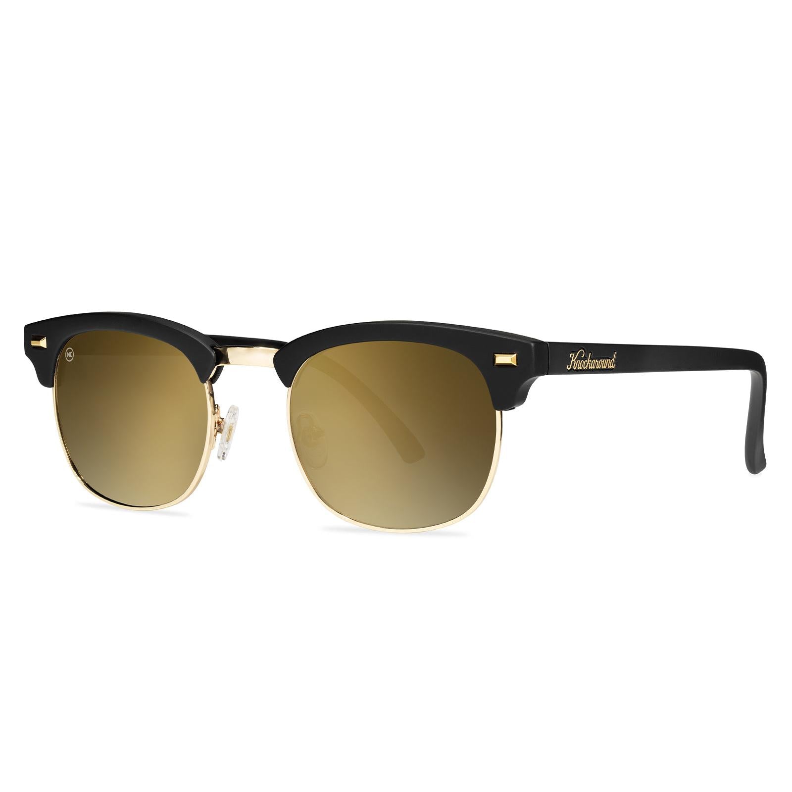 Black Gold Brooklines Sunglasses, Threequarter