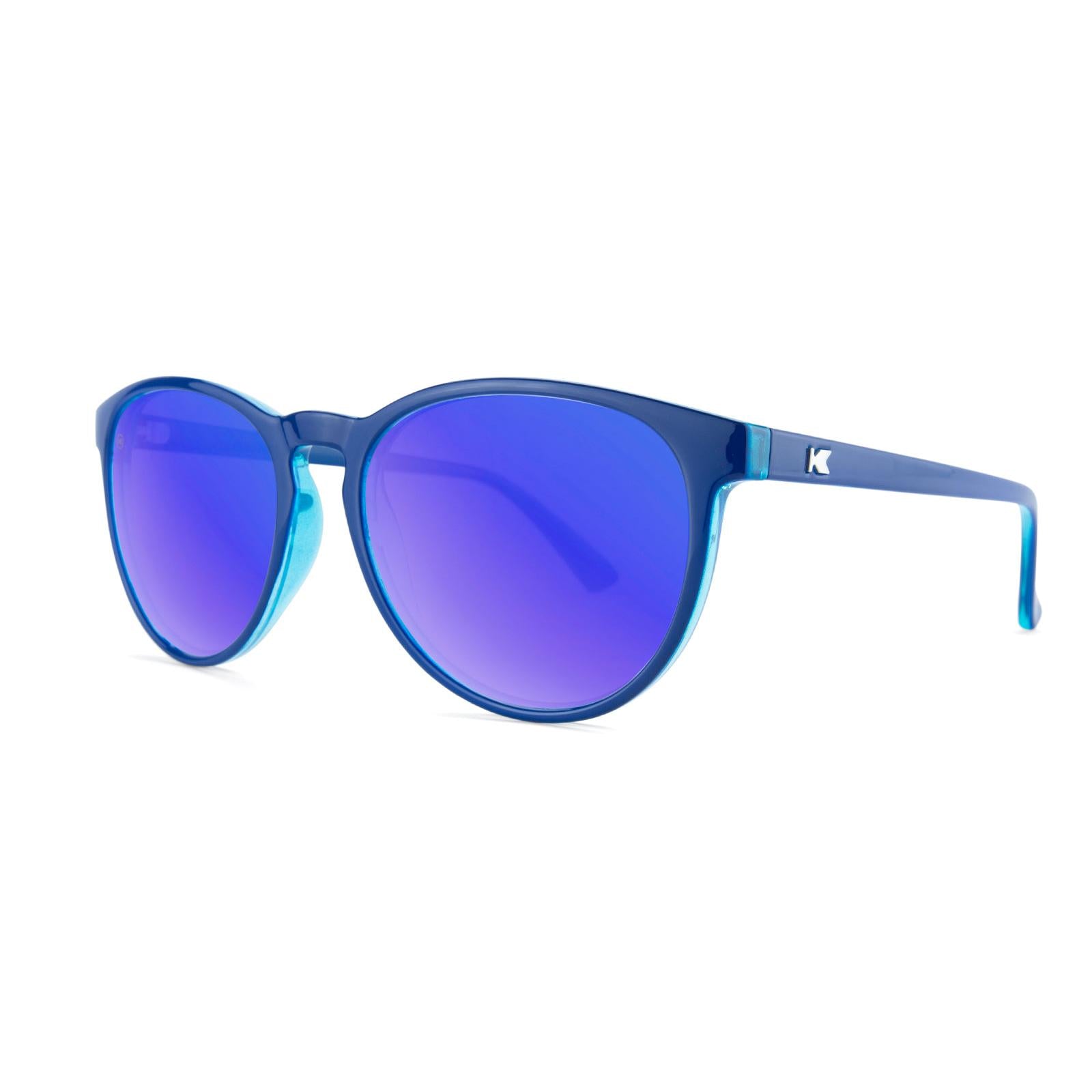 Sunglasses with Blueberry Geode Frames and Polarized Moonshine Lenses, Threequarter