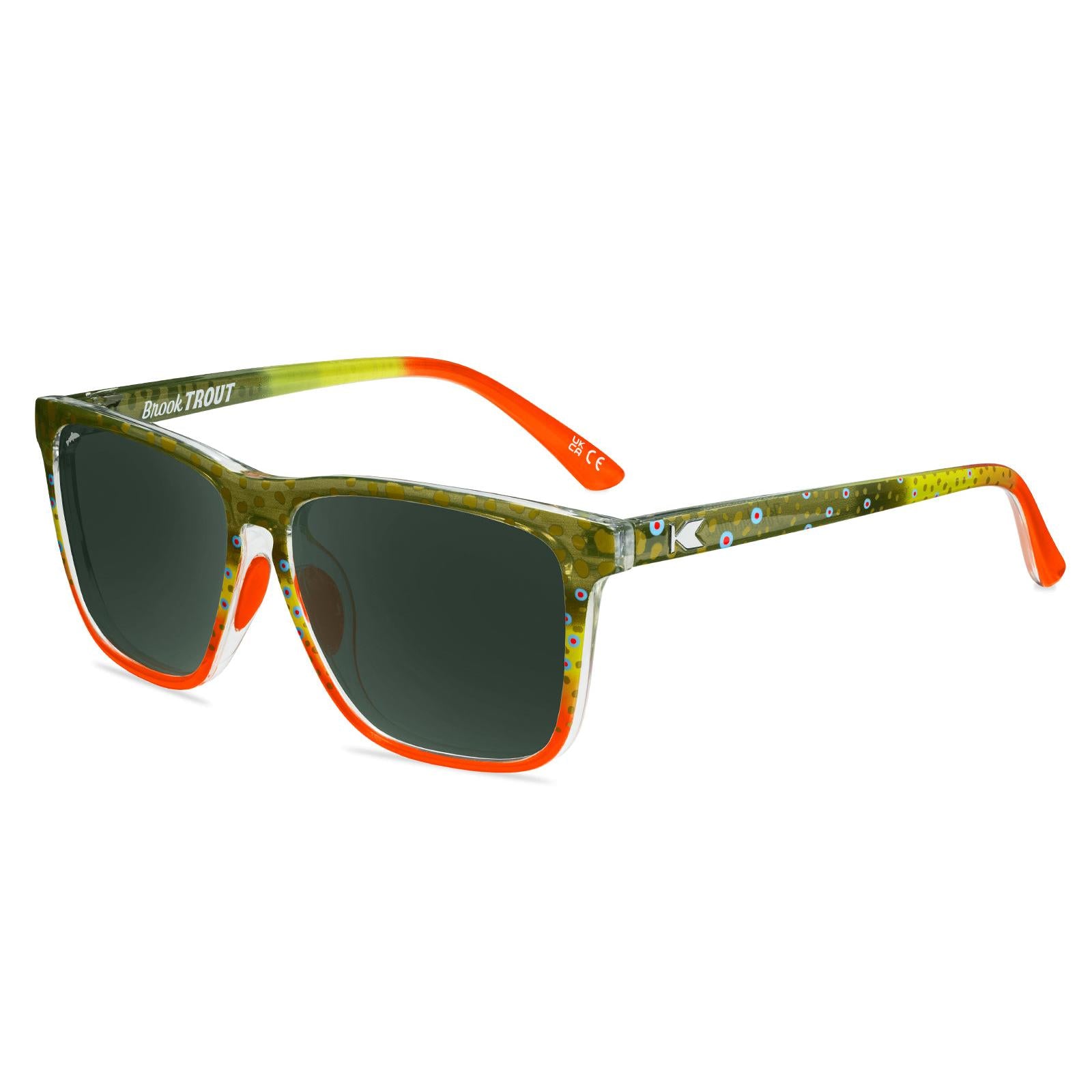 Brook Trout Fast Lanes Sport Sunglasses, Flyover