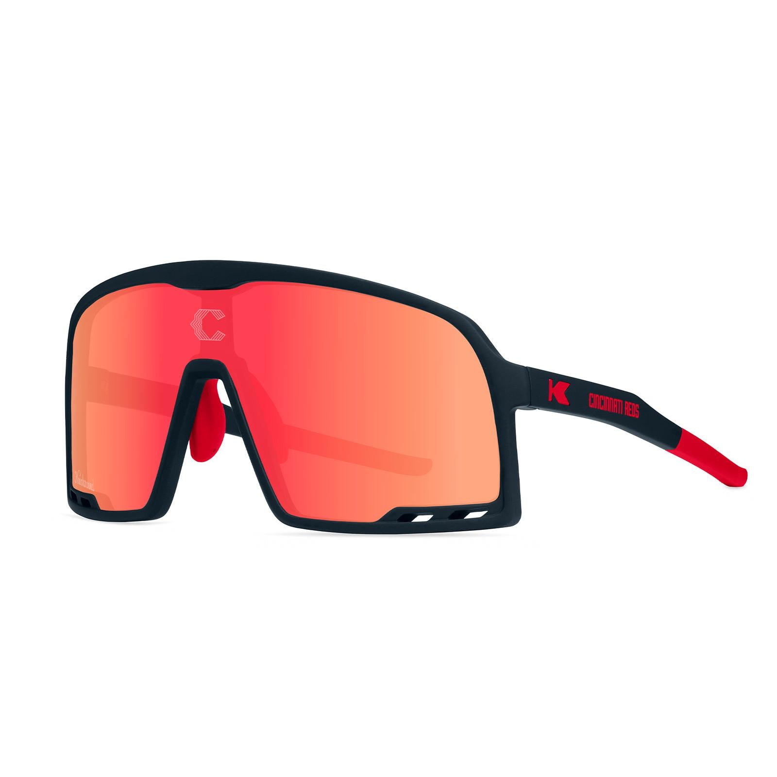 Cincinnati Reds City Connect Campeones Sunglasses, Threequarter