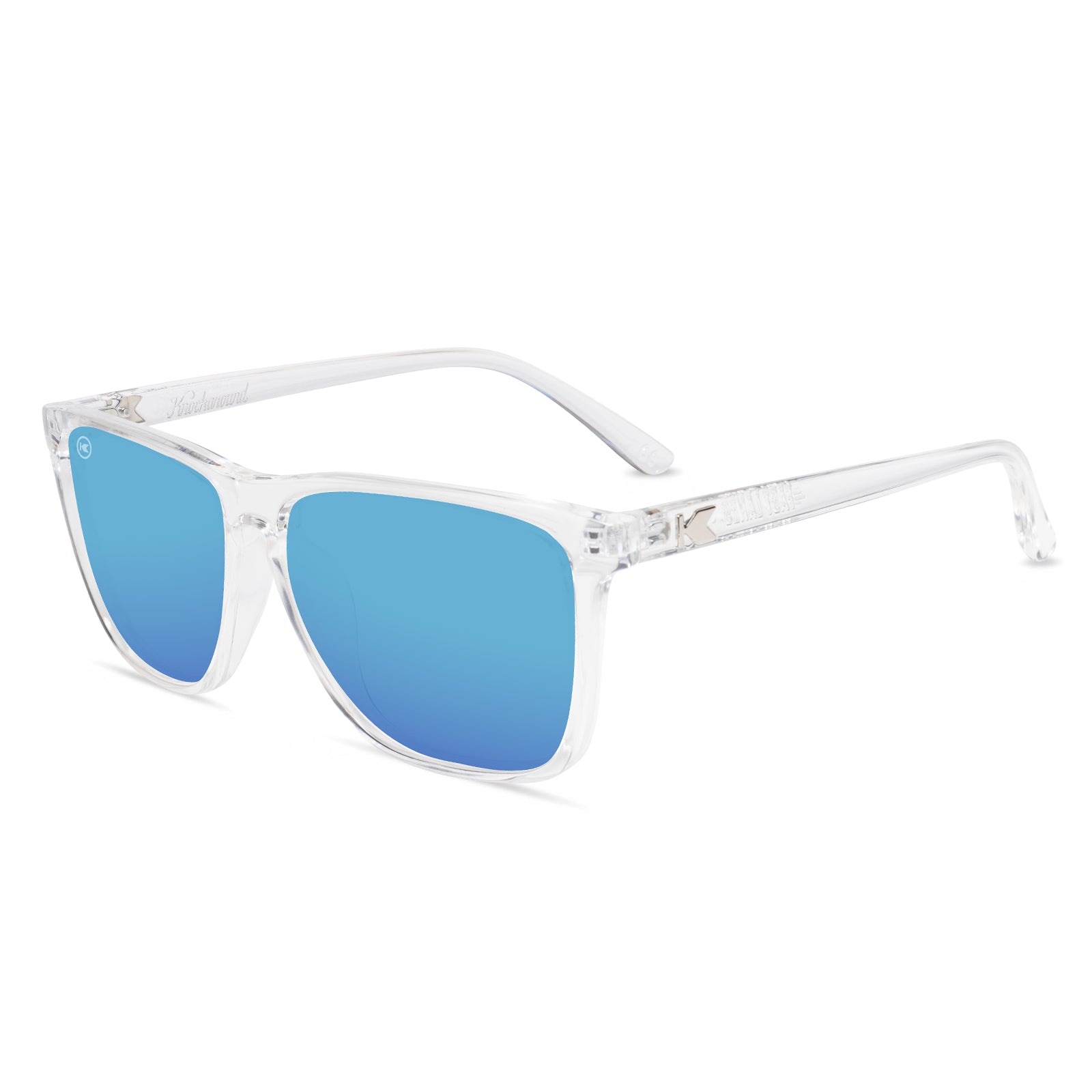 Clear / Aqua Fast Lanes Sunglasses, Flyover