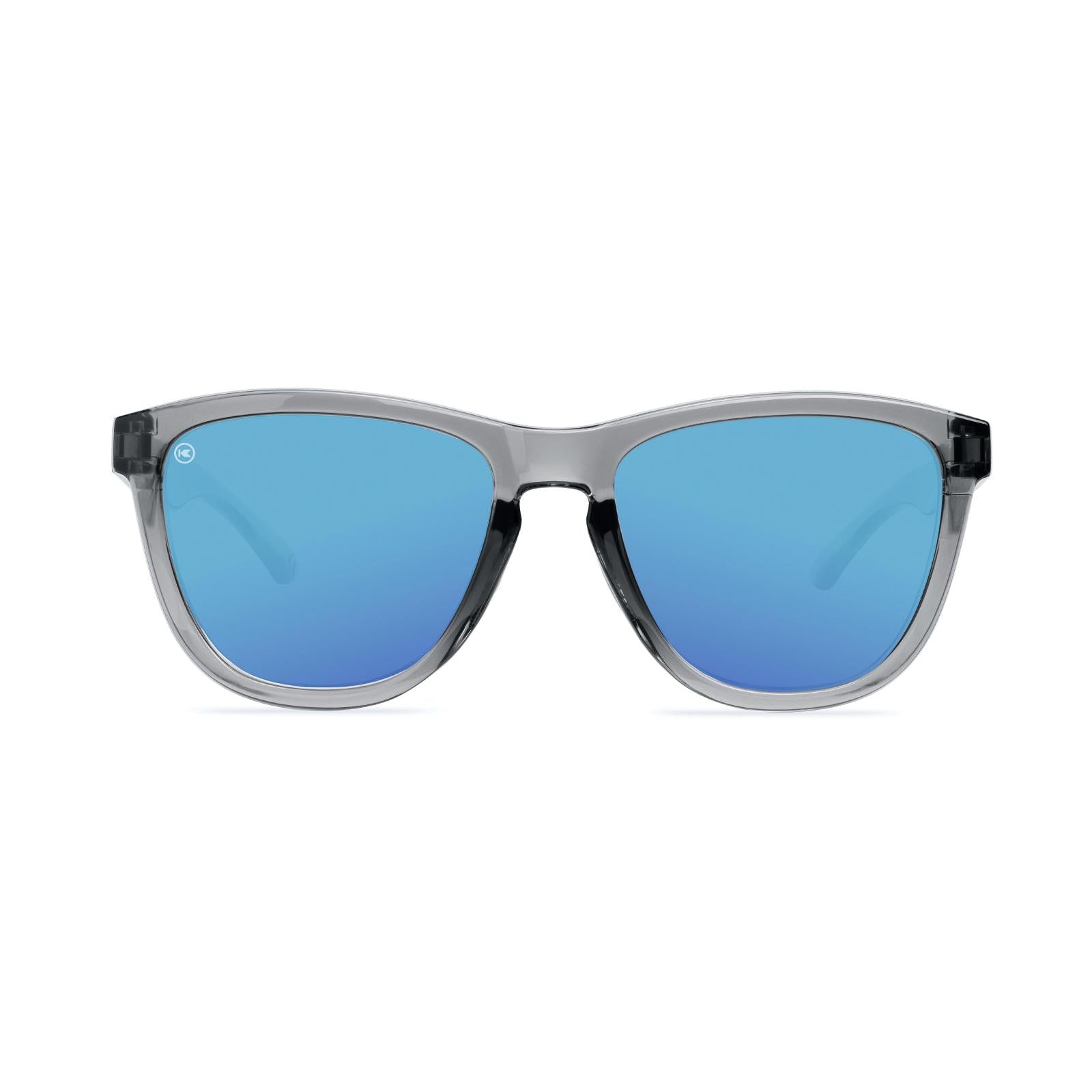 Clear Grey / Aqua Premiums Sport Sunglasses, Front