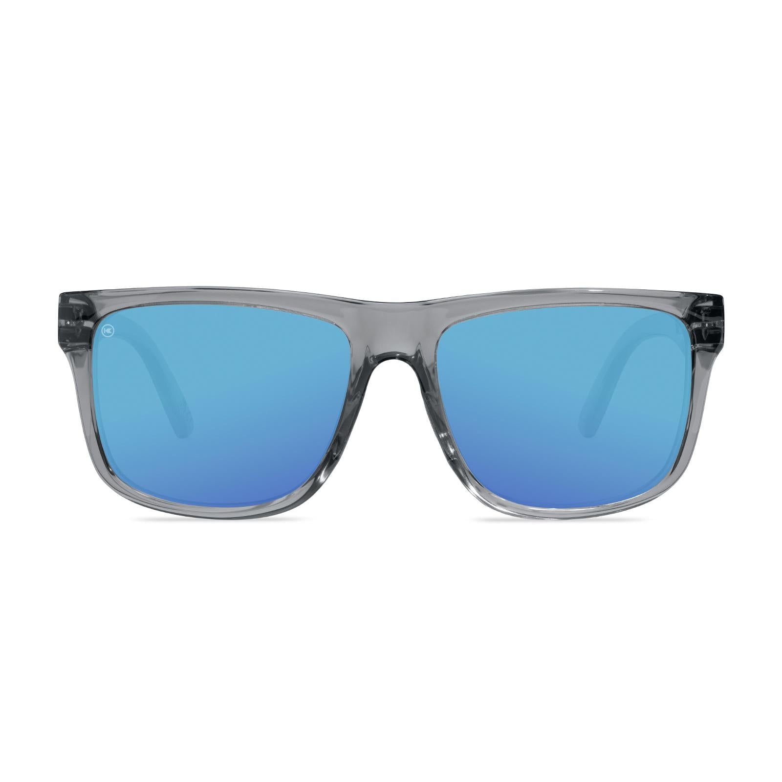 Clear Grey / Aqua Torrey Pines Sport Sunglasses, Front