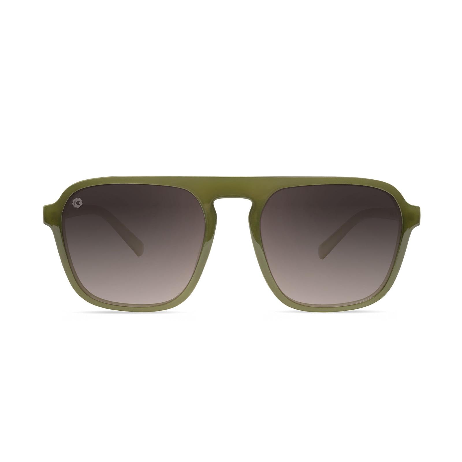 Sunglasses with Coastal Dunes Frames and Polarized Amber Gradient Lenses, Front