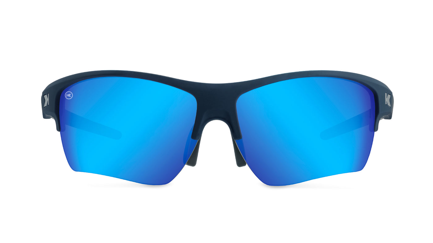 Sunglasses with Navy Blue Frame and Blue Lenses