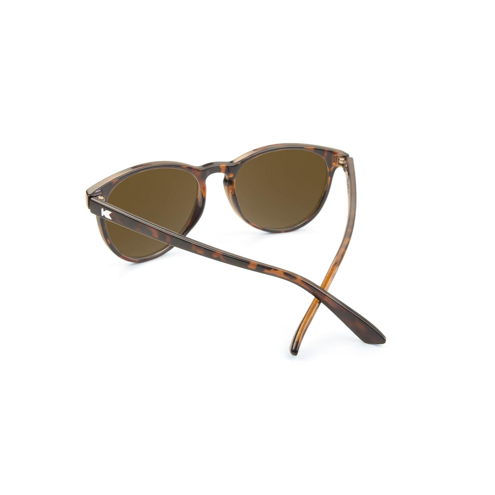 Mai Tais Sunglasses with Glossy Tortoise Shell and Brown Amber Lenses, Back