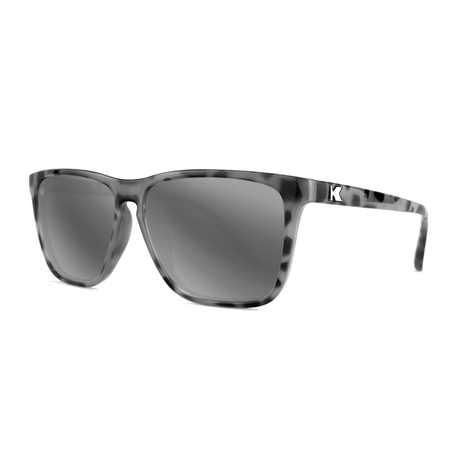 Granite Tortoise Shell / Silver Smoke Fast Lanes Sunglasses, Threequarter