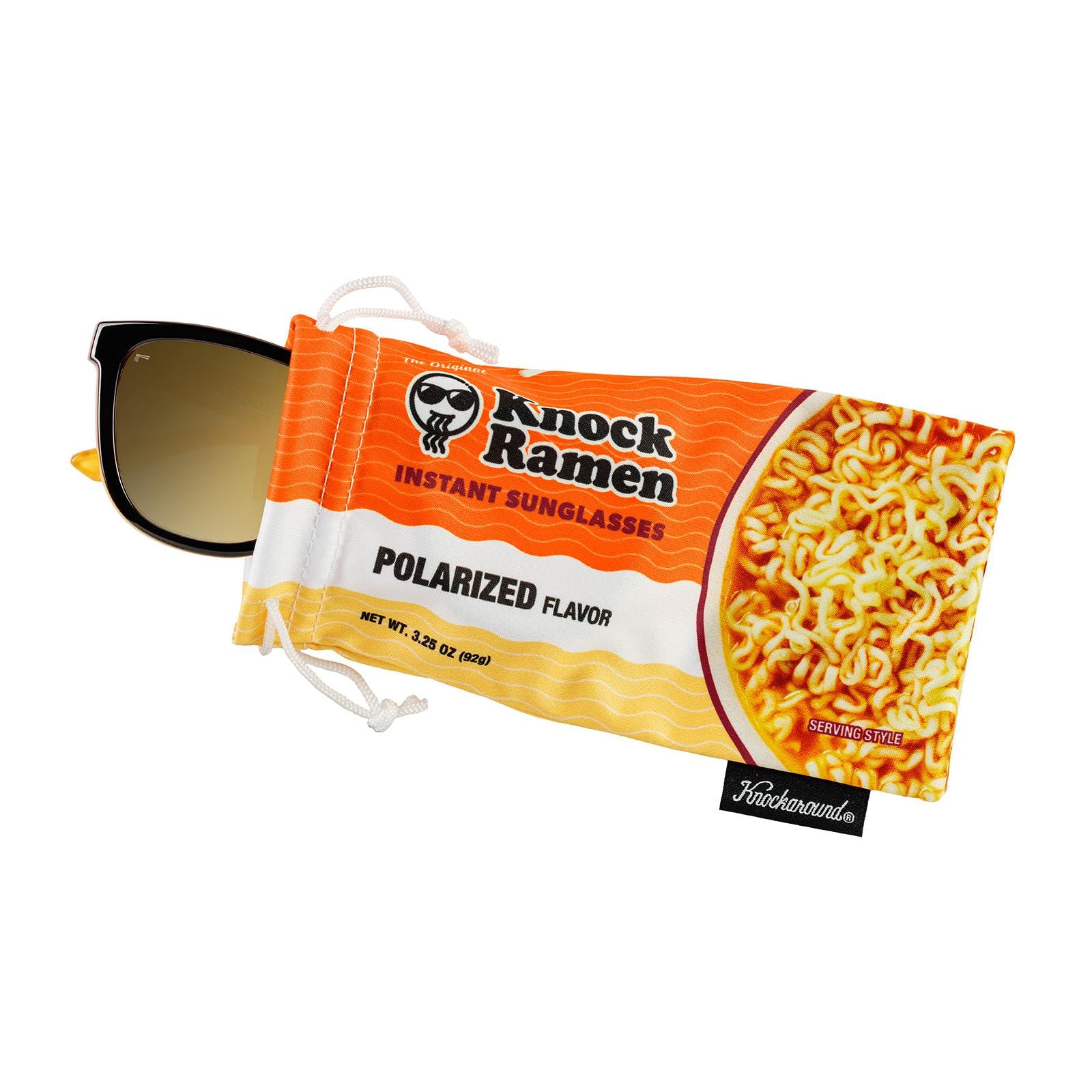 Knock Ramen Premiums Sunglasses, Pouch