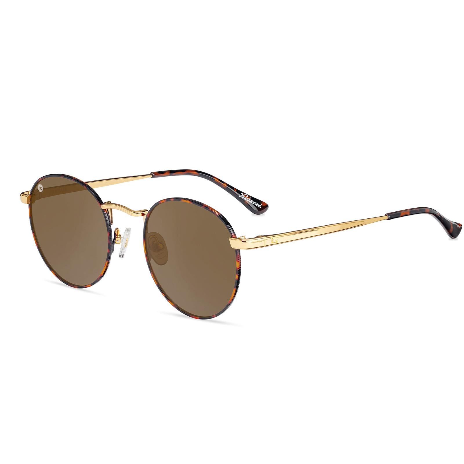 Love & Haights Sunglasses with Multicolor Frames and Polarized Amber Lenses, Flyover