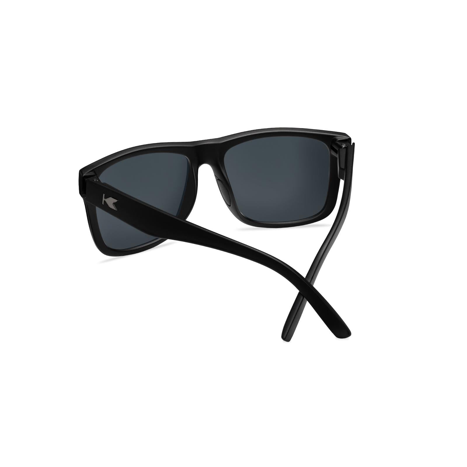 Rainbow on Black Torrey Pines Sport Sunglasses, Back