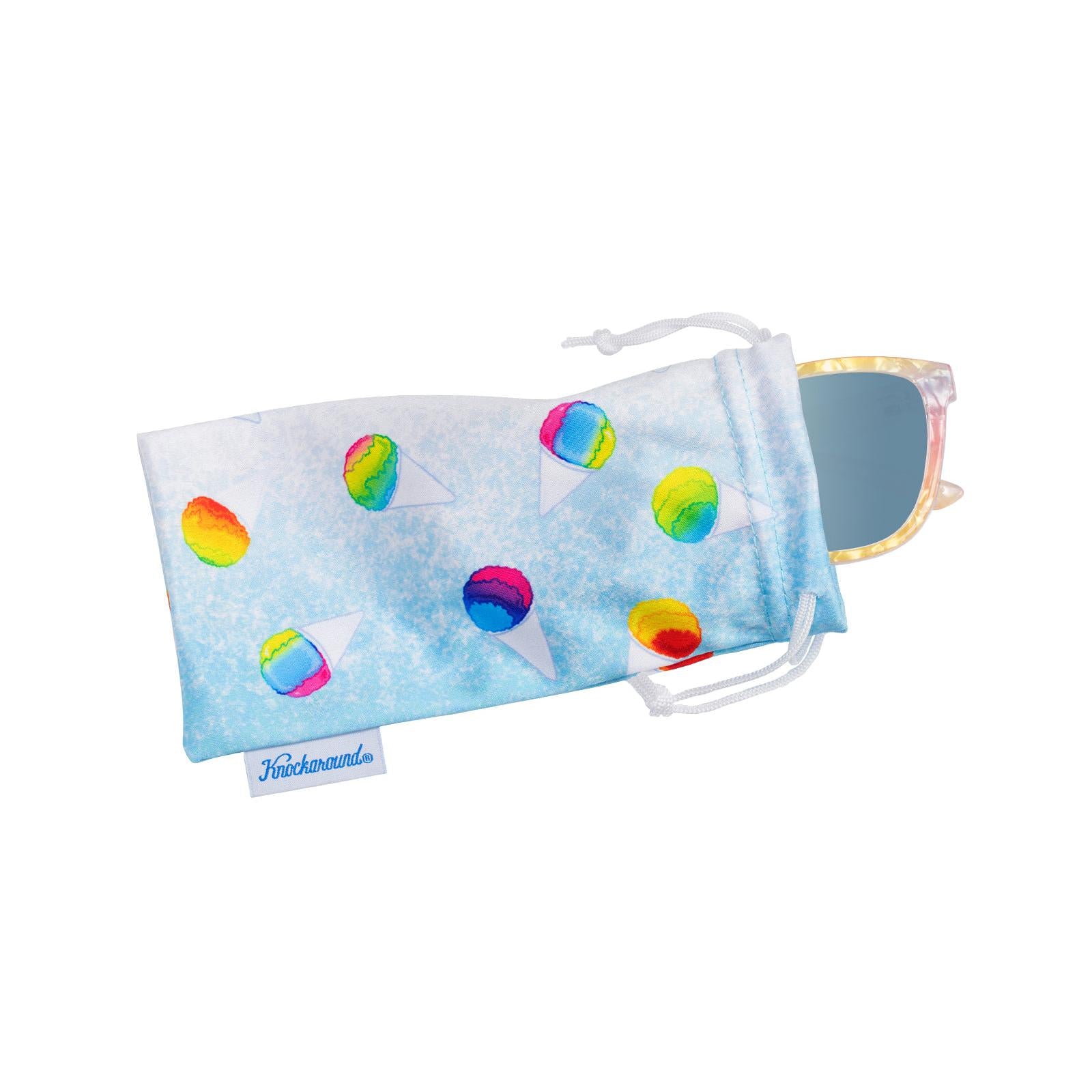 Rainbow Sno-Cone Premiums Sunglasses, Pouch