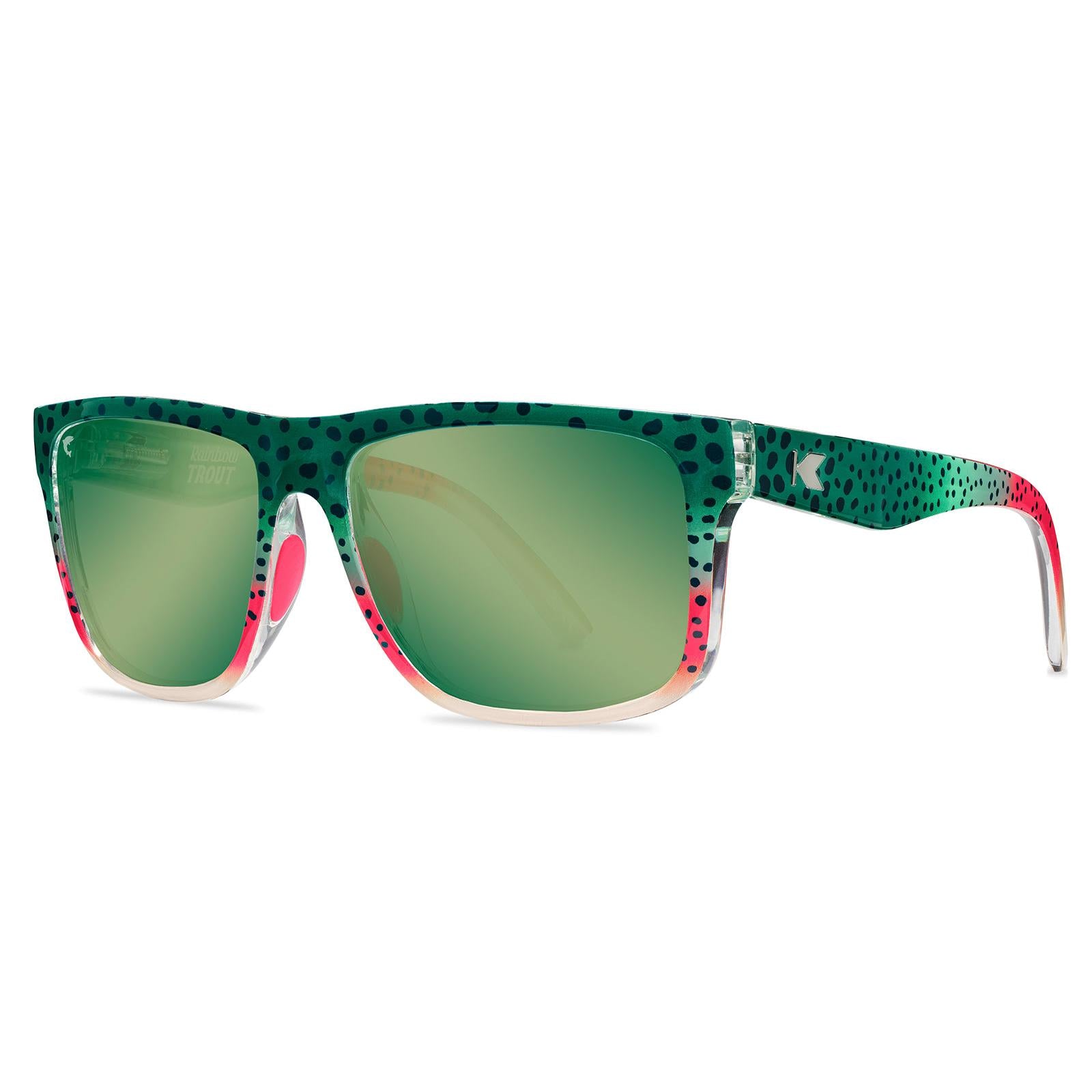 Rainbow Trout Torrey Pines Sport Sunglasses, Threequarter
