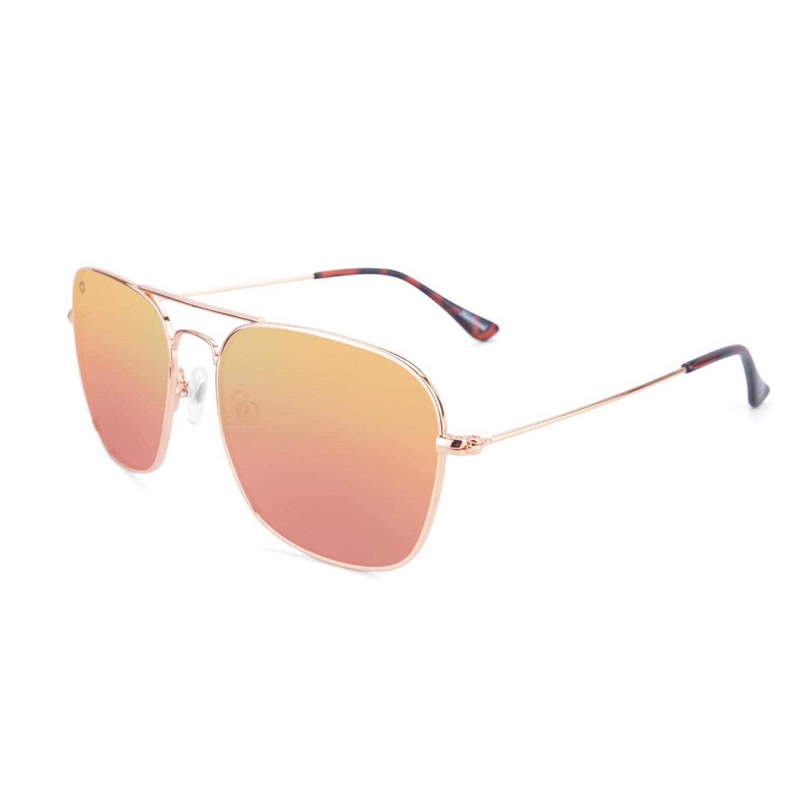Rose Gold / Copper Mount Evans Sunglasses, Flyover