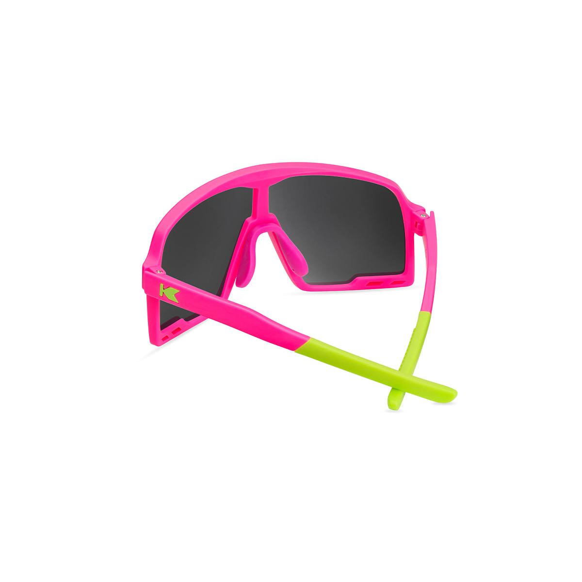 Kids Sunglasses with Hot Pink Frames and Red Sunset Lenses, Back