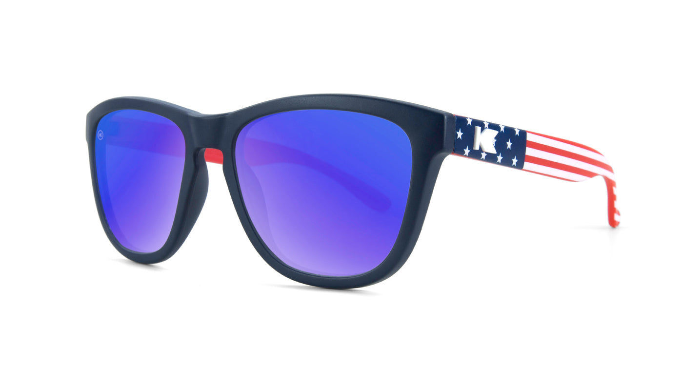 Knockaround American Flag Kid Sunglasses, Threequarter